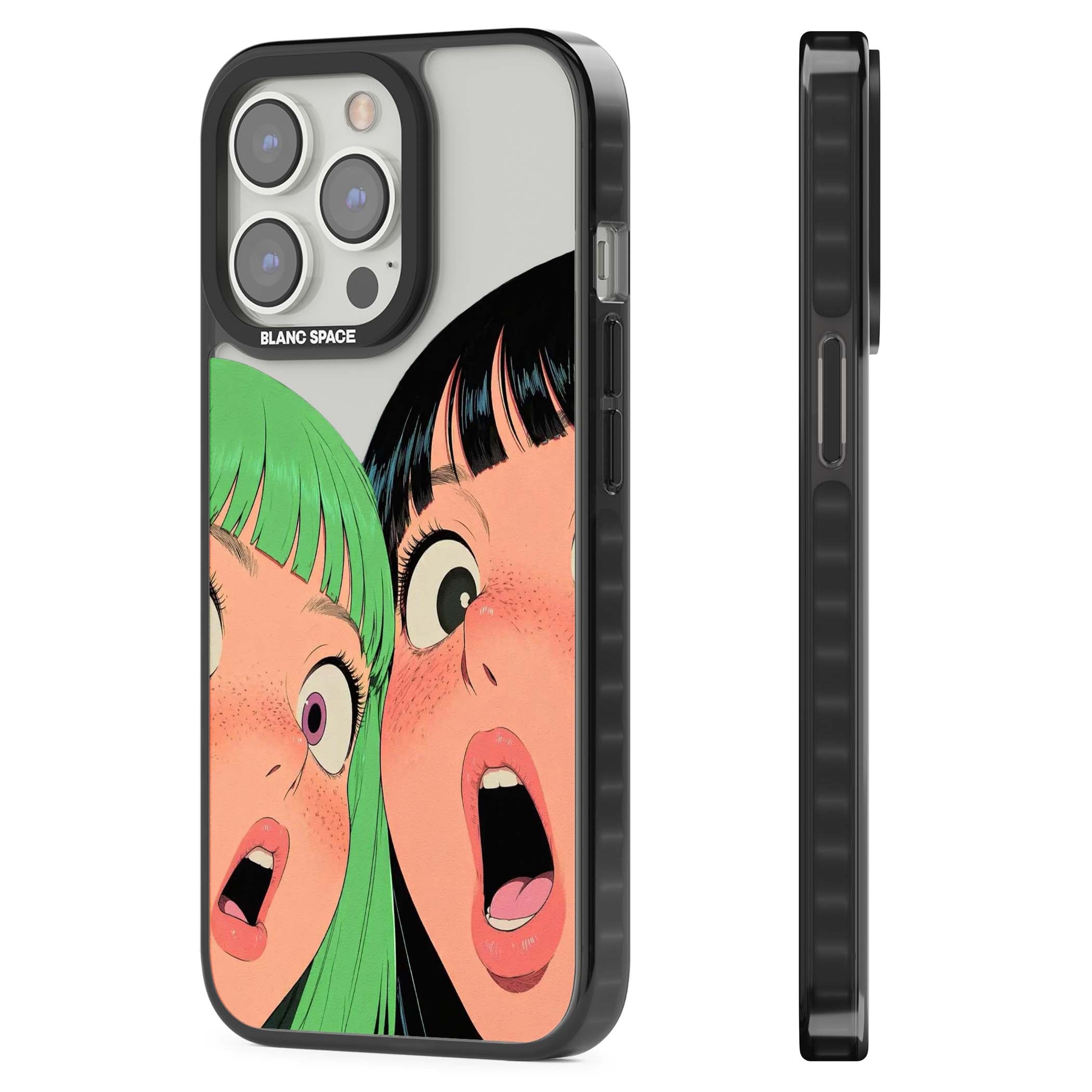 Gasp for her iPhone case | Black Impact case for iPhone 13 Pro, iPhone 14 Pro, iPhone 15 Pro