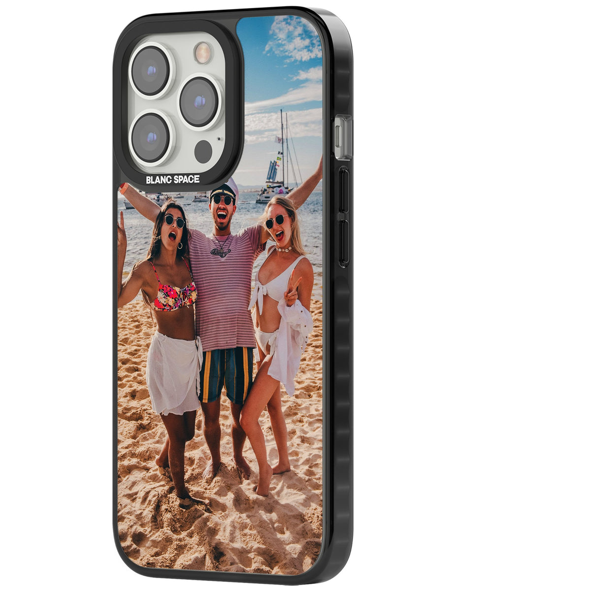 Personalised Photo iPhone 12 Pro Max / iPhone 13 Pro / iPhone 13 Pro Max / iPhone 14 Pro / iPhone 14 Pro Max / iPhone 15 Pro / iPhone 15 Pro Max Impact Black Phone Case side