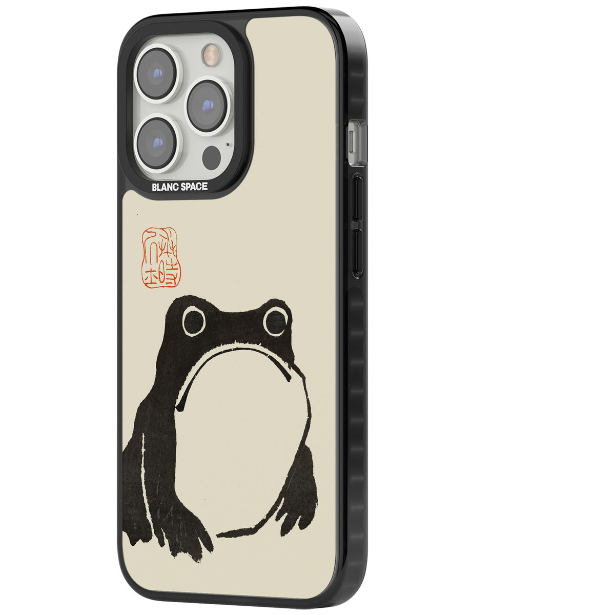 Matsumoto Hoji iPhone 12 Pro Max / iPhone 13 Pro / iPhone 13 Pro Max / iPhone 14 Pro / iPhone 14 Pro Max / iPhone 15 Pro / iPhone 15 Pro Max Impact Black Phone Case side