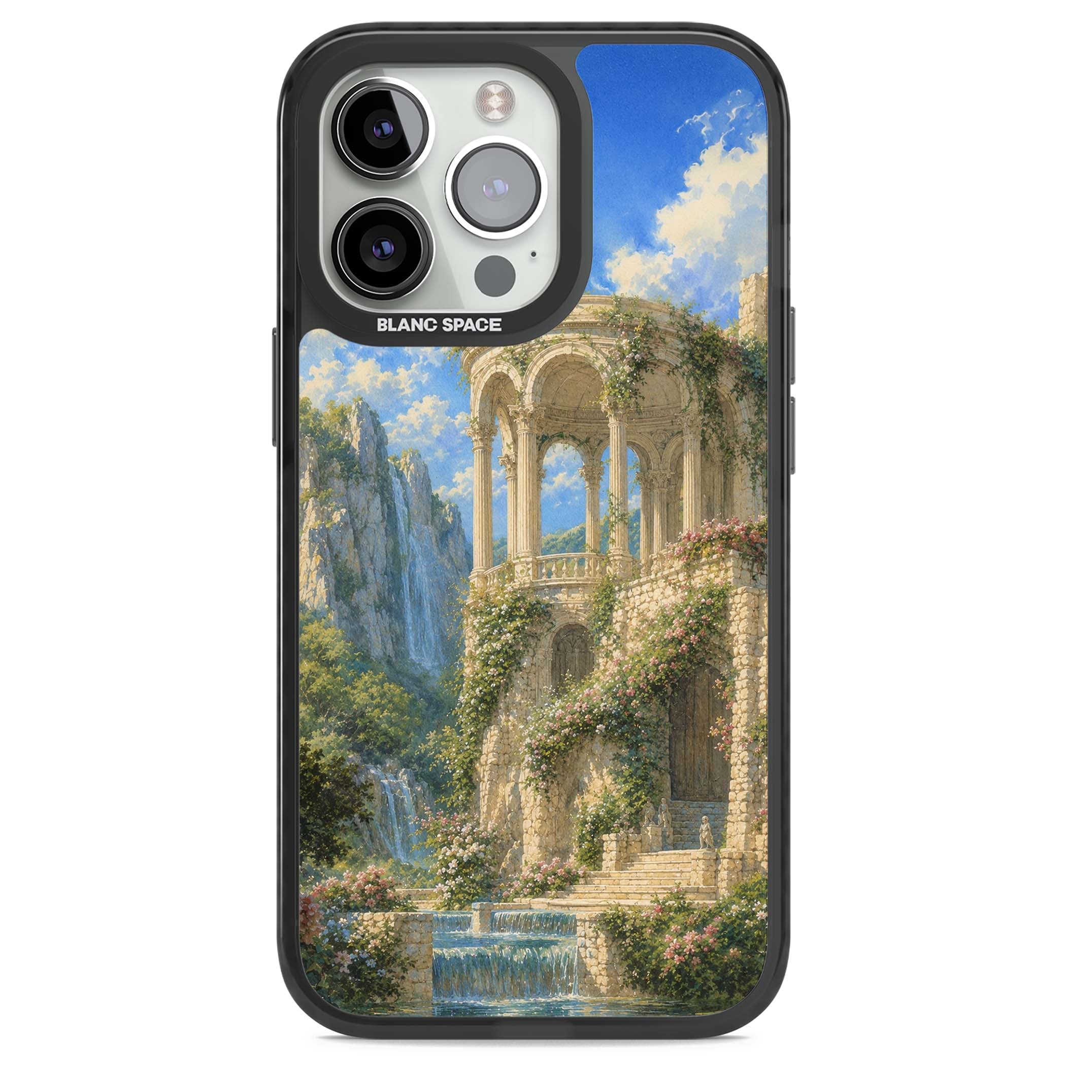 Palace Pavilion fairycore iPhone case | Black Impact Magsafe case for iPhone 13 Pro, iPhone 14 Pro, iPhone 15 Pro