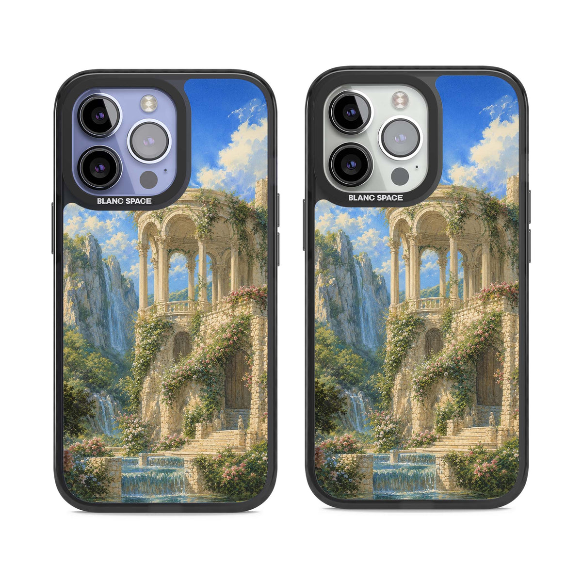 Palace Pavilion fairycore iPhone case | Black Impact Magsafe case for iPhone 13 Pro, iPhone 14 Pro, iPhone 15 Pro
