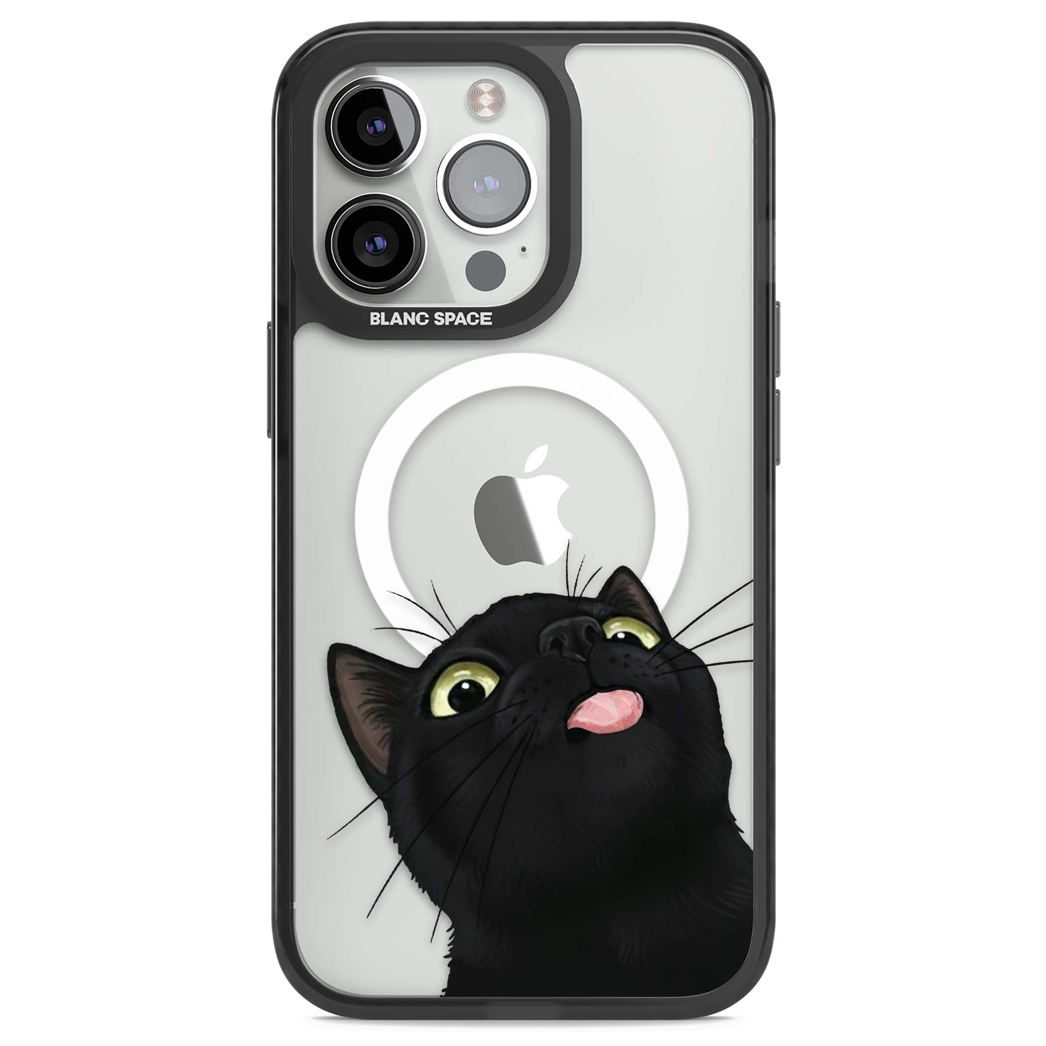 Black Cat Energy for her iPhone case | Black Impact Magsafe case for iPhone 13 Pro, iPhone 14 Pro, iPhone 15 Pro