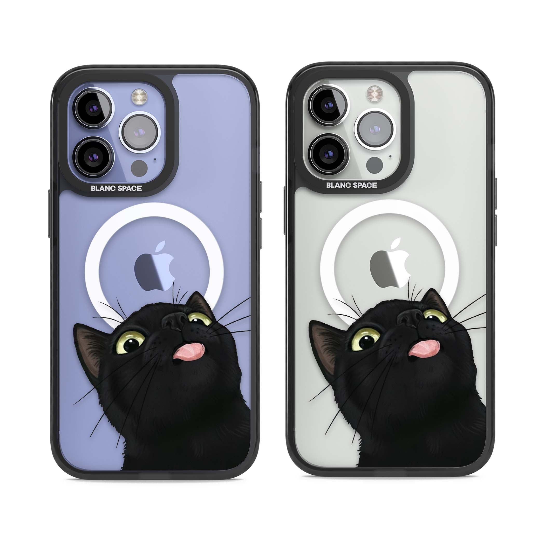 Black Cat Energy for her iPhone case | Black Impact Magsafe case for iPhone 13 Pro, iPhone 14 Pro, iPhone 15 Pro