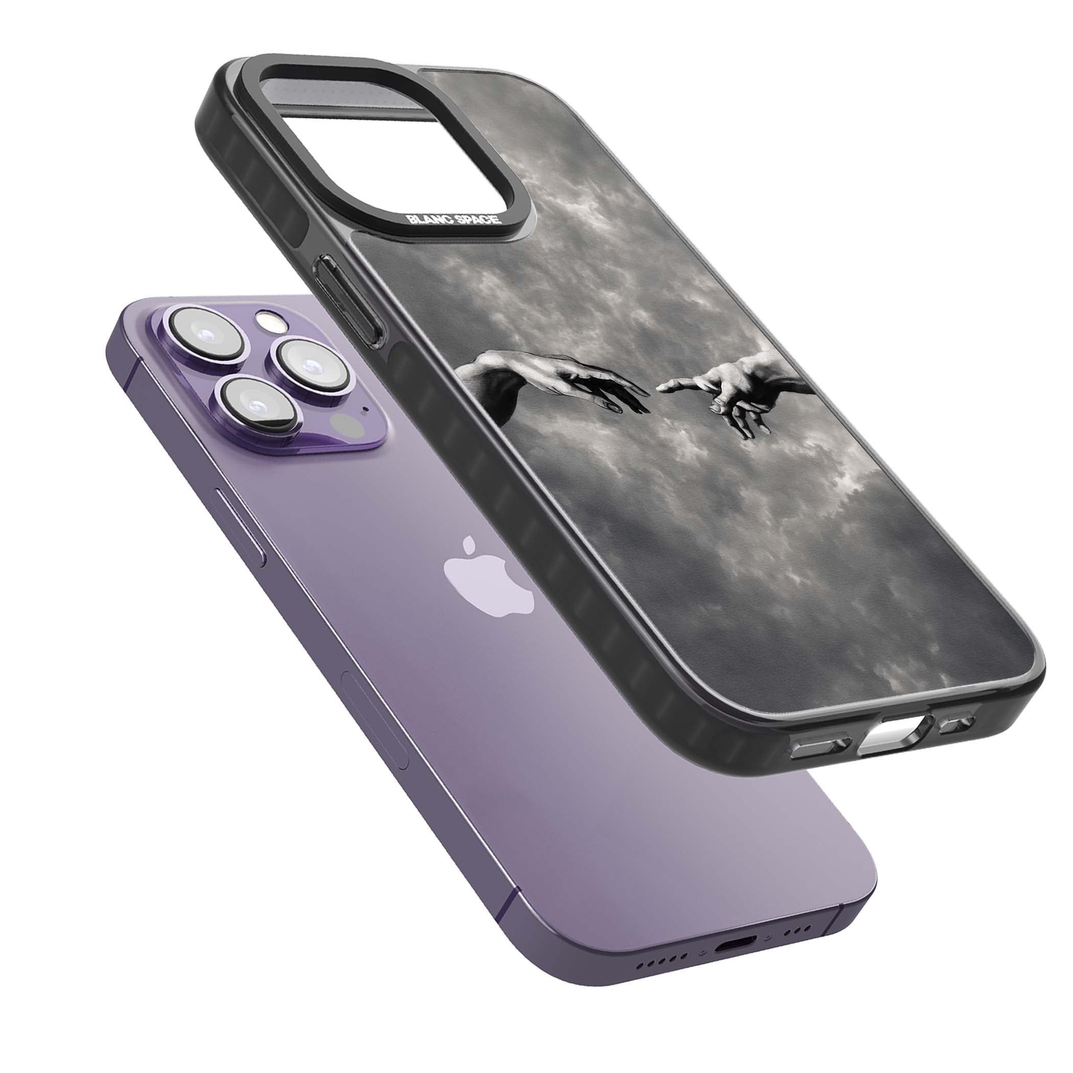 Creation art iPhone case | Black Impact Magsafe case for iPhone 13 Pro, iPhone 14 Pro, iPhone 15 Pro