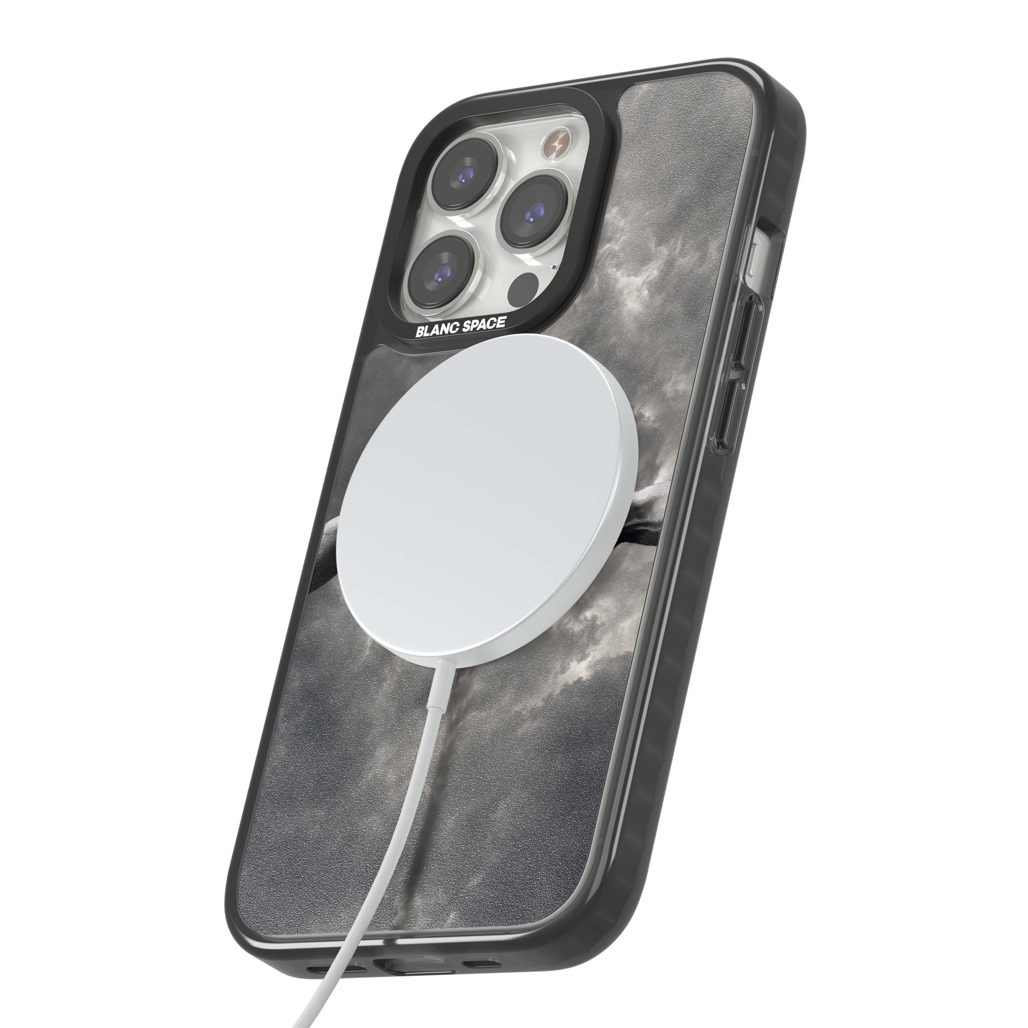 Creation art iPhone case | Black Impact Magsafe case for iPhone 13 Pro, iPhone 14 Pro, iPhone 15 Pro