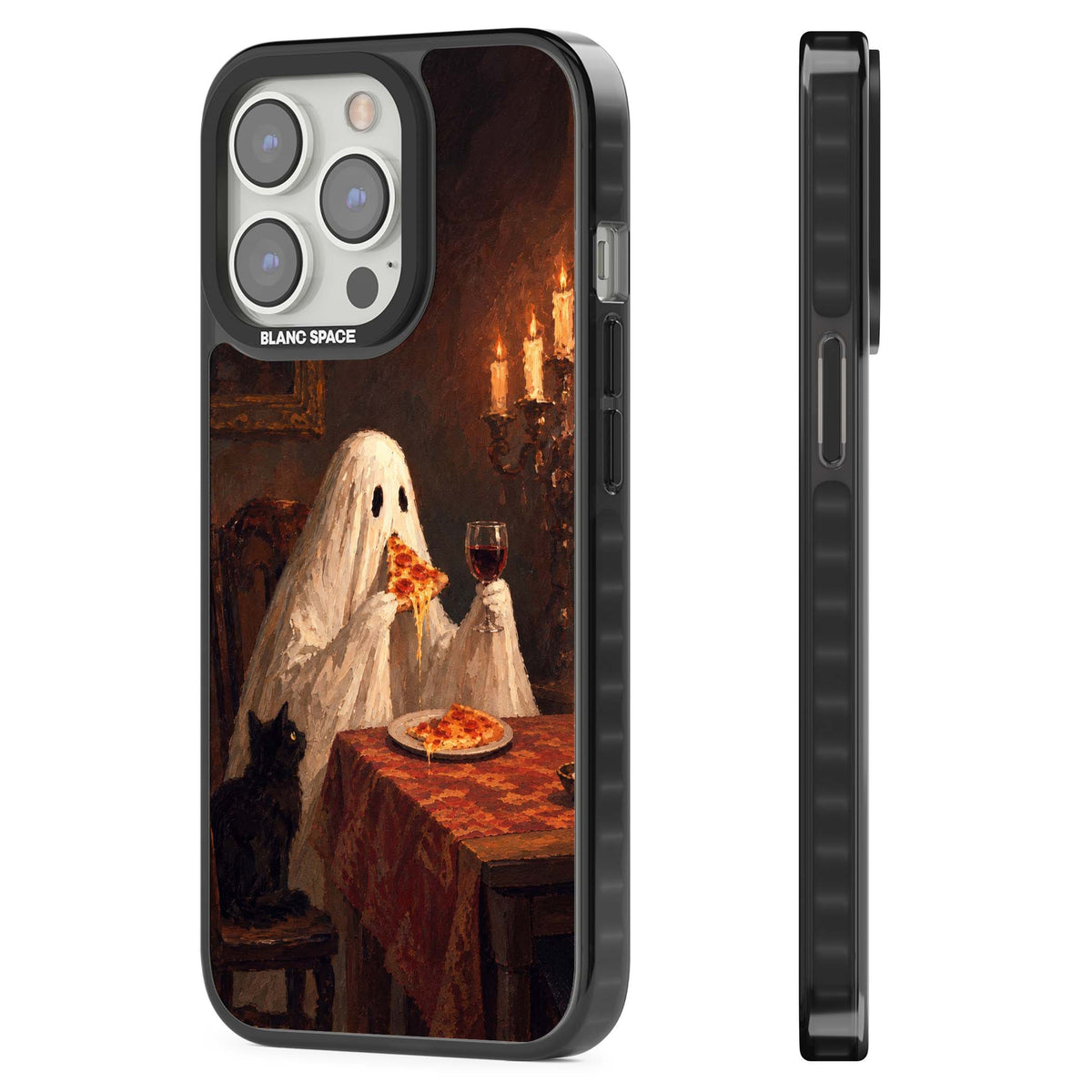 Lonely Night In art iPhone case | Black Impact Magsafe case for iPhone 13 Pro, iPhone 14 Pro, iPhone 15 Pro