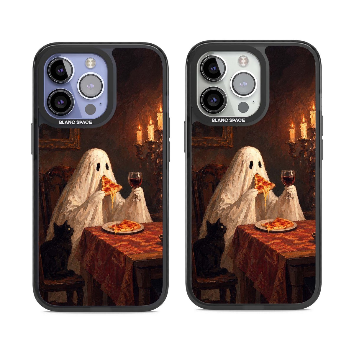 Lonely Night In art iPhone case | Black Impact Magsafe case for iPhone 13 Pro, iPhone 14 Pro, iPhone 15 Pro