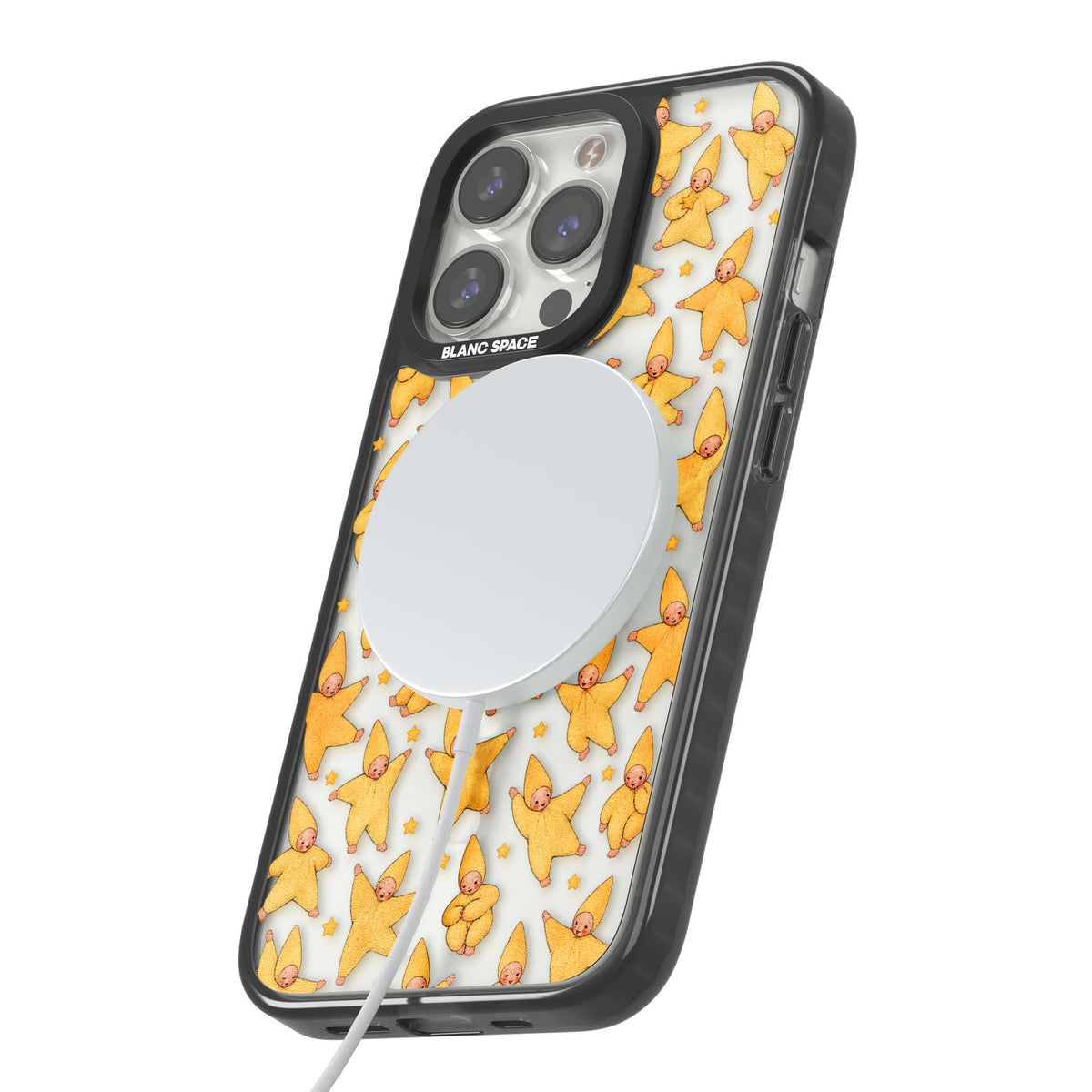 Dancing Star Babies for her iPhone case | Black Impact Magsafe case for iPhone 13 Pro, iPhone 14 Pro, iPhone 15 Pro