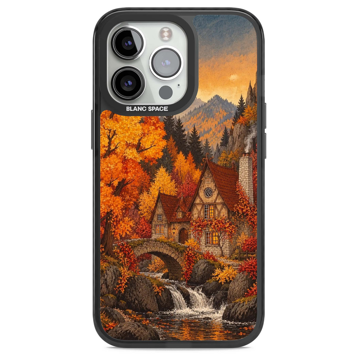 Auburn Cottage iPhone case | Black Impact case for iPhone 13 Pro, iPhone 14 Pro, iPhone 15 Pro