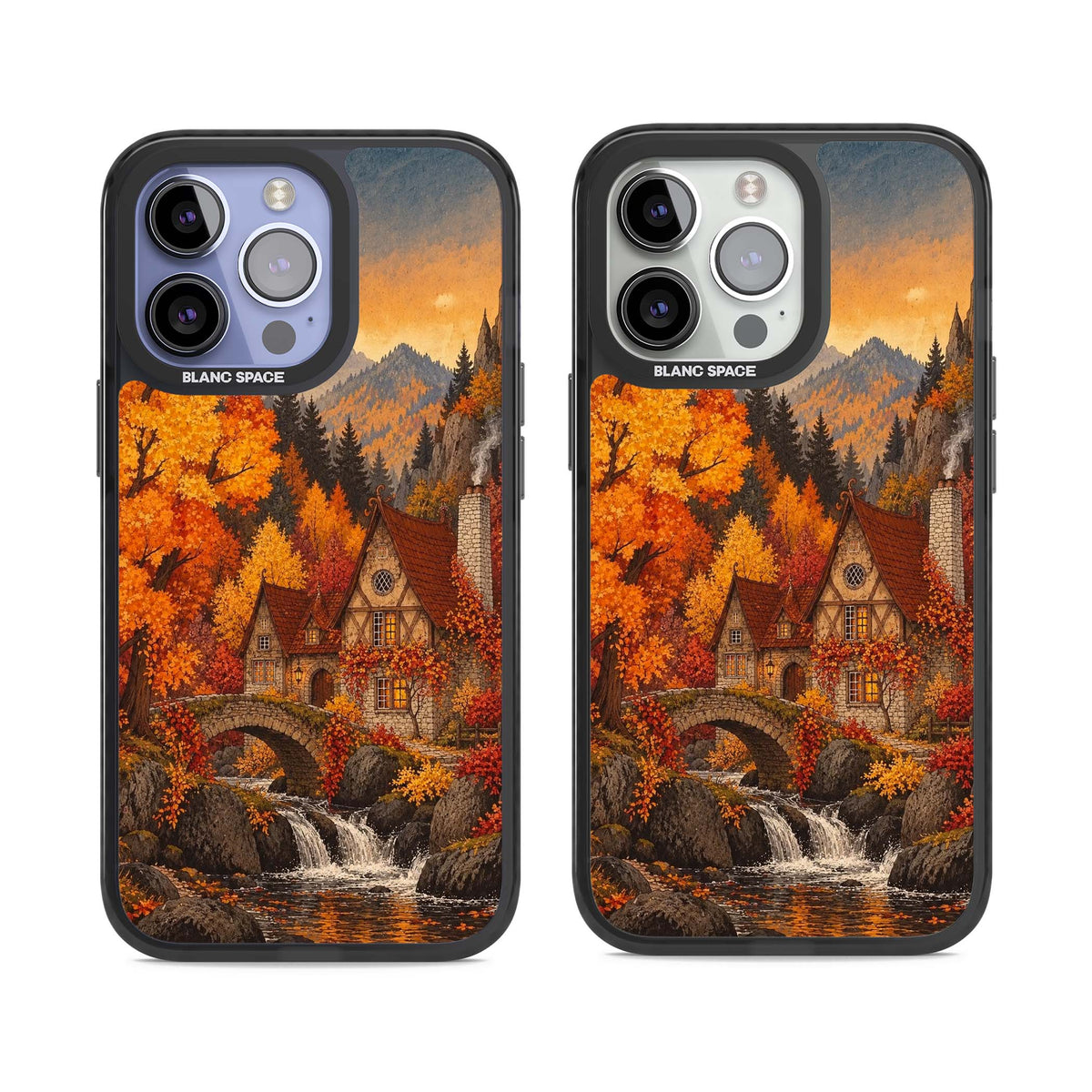 Auburn Cottage iPhone case | Black Impact case for iPhone 13 Pro, iPhone 14 Pro, iPhone 15 Pro