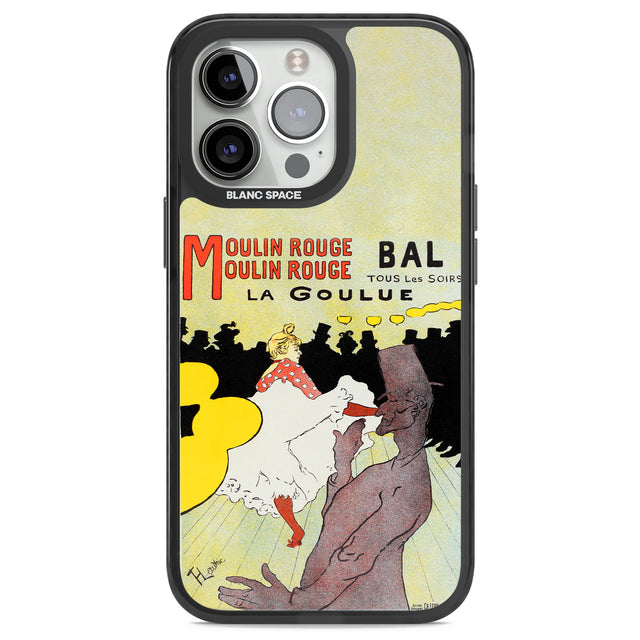 Moulin Rouge Poster Black Impact Phone Case for iPhone 13 Pro, iPhone 14 Pro, iPhone 15 Pro