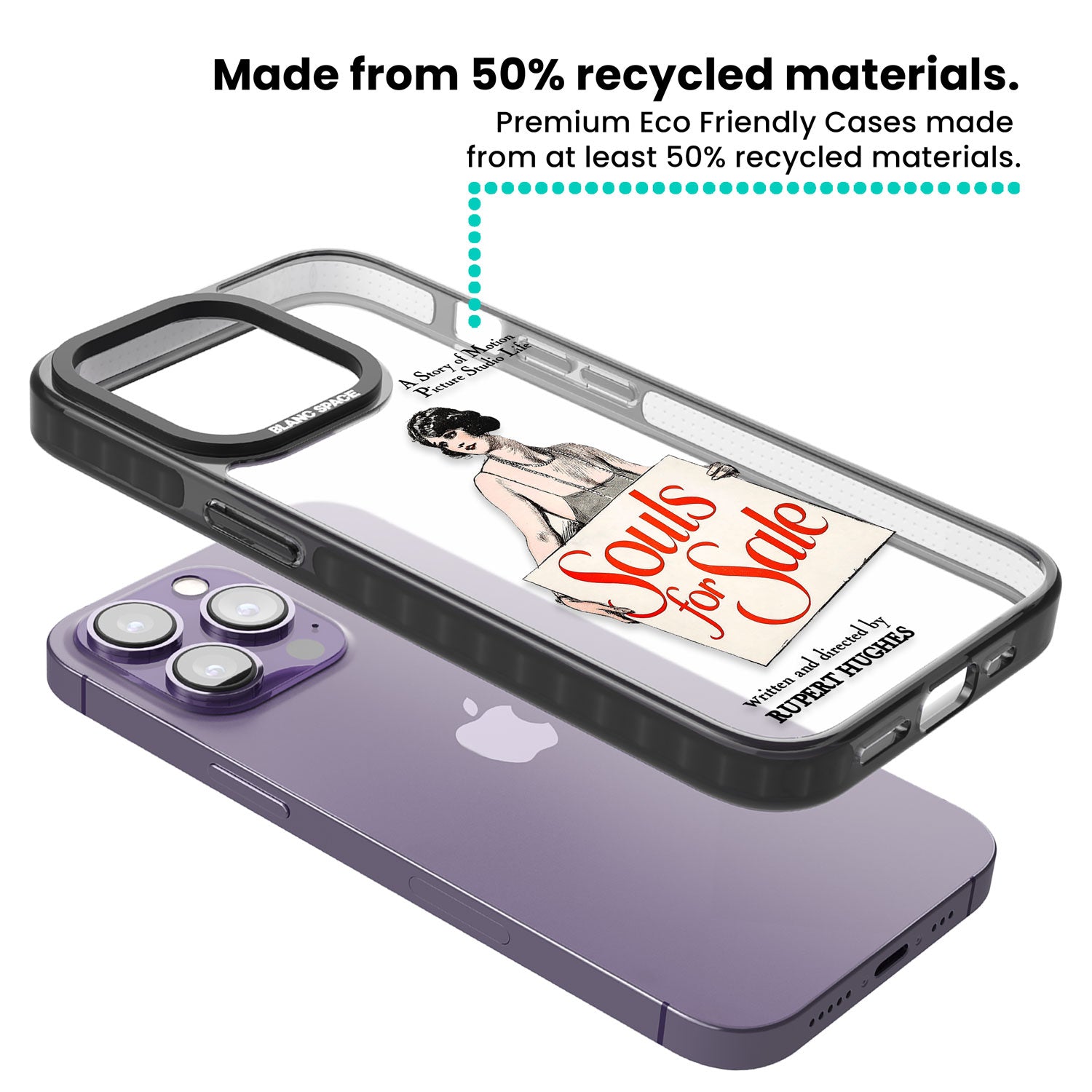 Souls for Sale Poster Black Impact Phone Case for iPhone 13 Pro, iPhone 14 Pro, iPhone 15 Pro