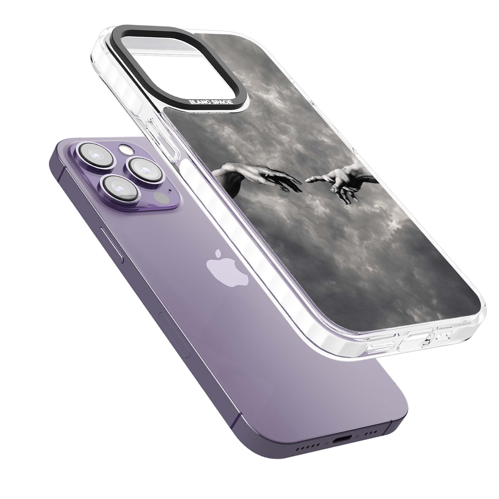Creation art iPhone case | Clear Impact case for iPhone 13 Pro, iPhone 14 Pro, iPhone 15 Pro