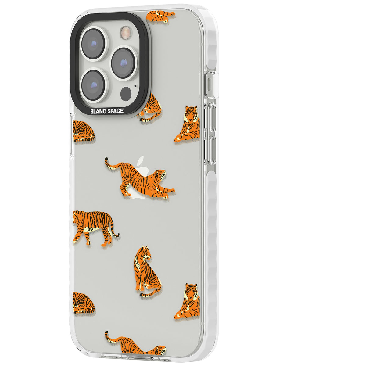 Tiger Lounge iPhone 13 Pro / iPhone 13 Pro Max / iPhone 14 Pro / iPhone 14 Pro Max / iPhone 15 Pro / iPhone 15 Pro Max Impact Clear Phone Case side