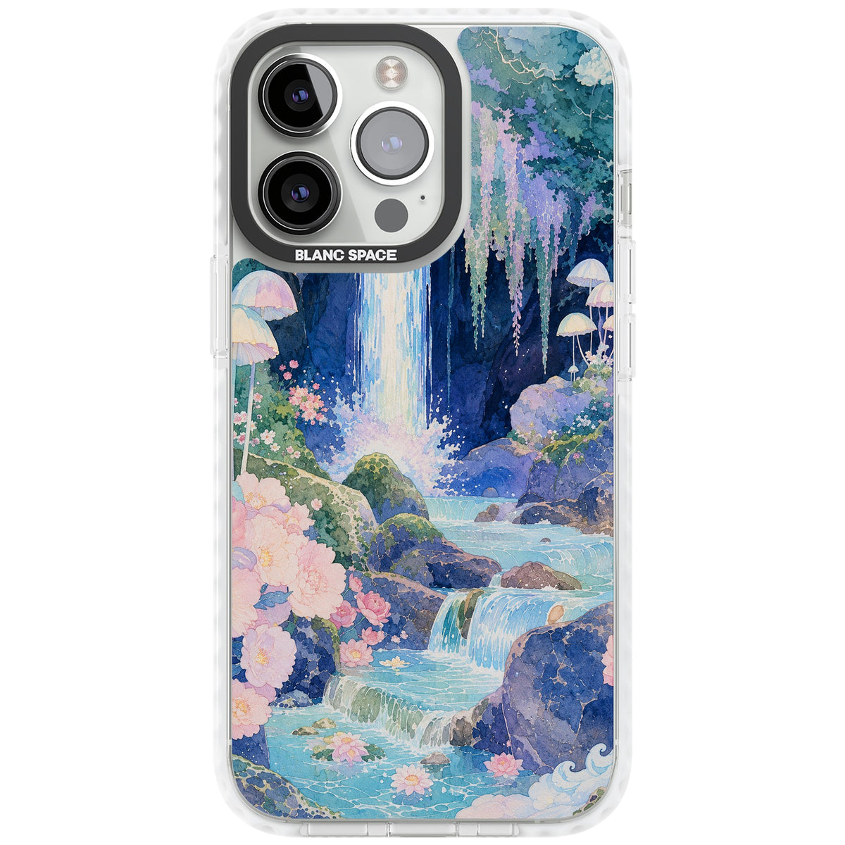 Mystic Waterfall iPhone 13 Pro / iPhone 13 Pro Max / iPhone 14 Pro / iPhone 14 Pro Max / iPhone 15 Pro / iPhone 15 Pro Max Impact Pro Clear Phone Case front