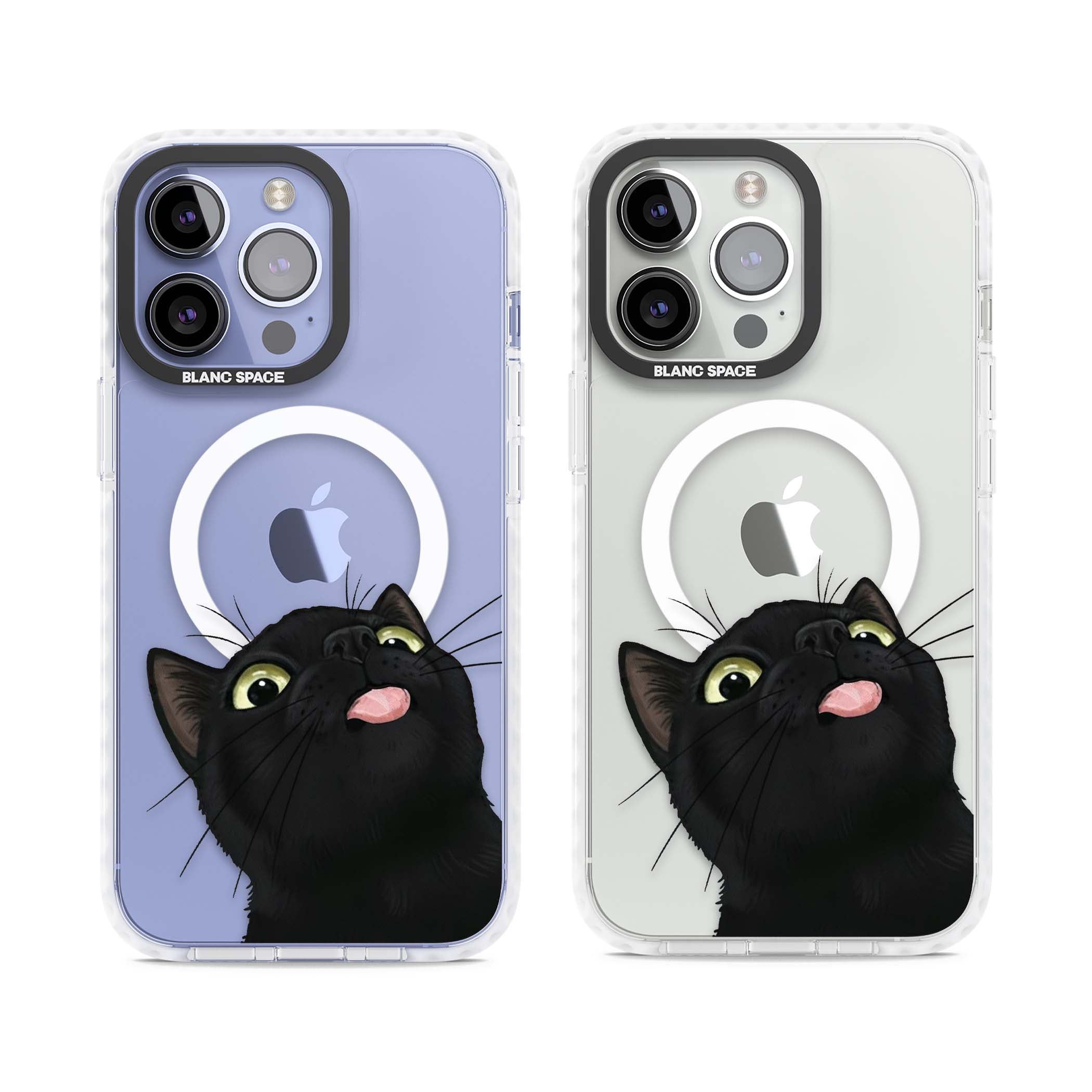 Black Cat Energy for her iPhone case | Impact Magsafe case for iPhone 13 Pro, iPhone 14 Pro, iPhone 15 Pro