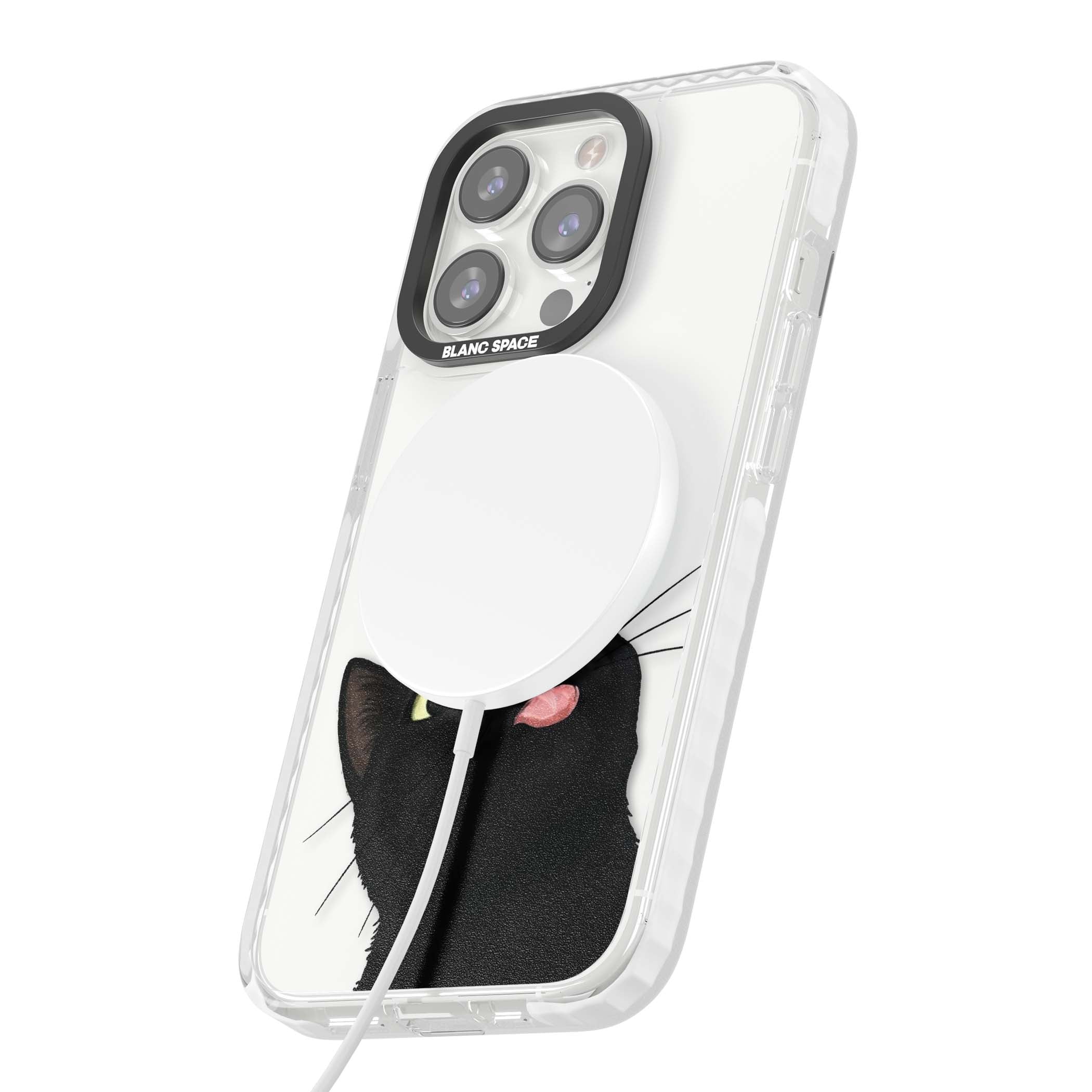 Black Cat Energy for her iPhone case | Impact Magsafe case for iPhone 13 Pro, iPhone 14 Pro, iPhone 15 Pro