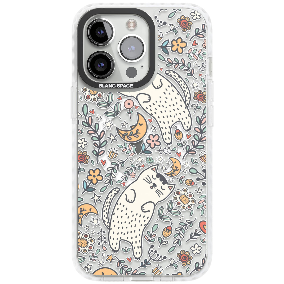 Whisker Dreams iPhone 13 Pro / iPhone 13 Pro Max / iPhone 14 Pro / iPhone 14 Pro Max / iPhone 15 Pro / iPhone 15 Pro Max Impact Pro Clear Phone Case front