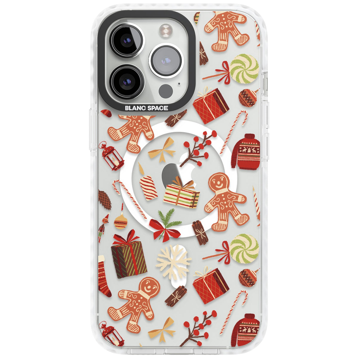 Christmas Assortments iPhone 13 Pro / iPhone 13 Pro Max / iPhone 14 Pro / iPhone 14 Pro Max / iPhone 15 Pro / iPhone 15 Pro Max Impact Pro Clear Phone Case front