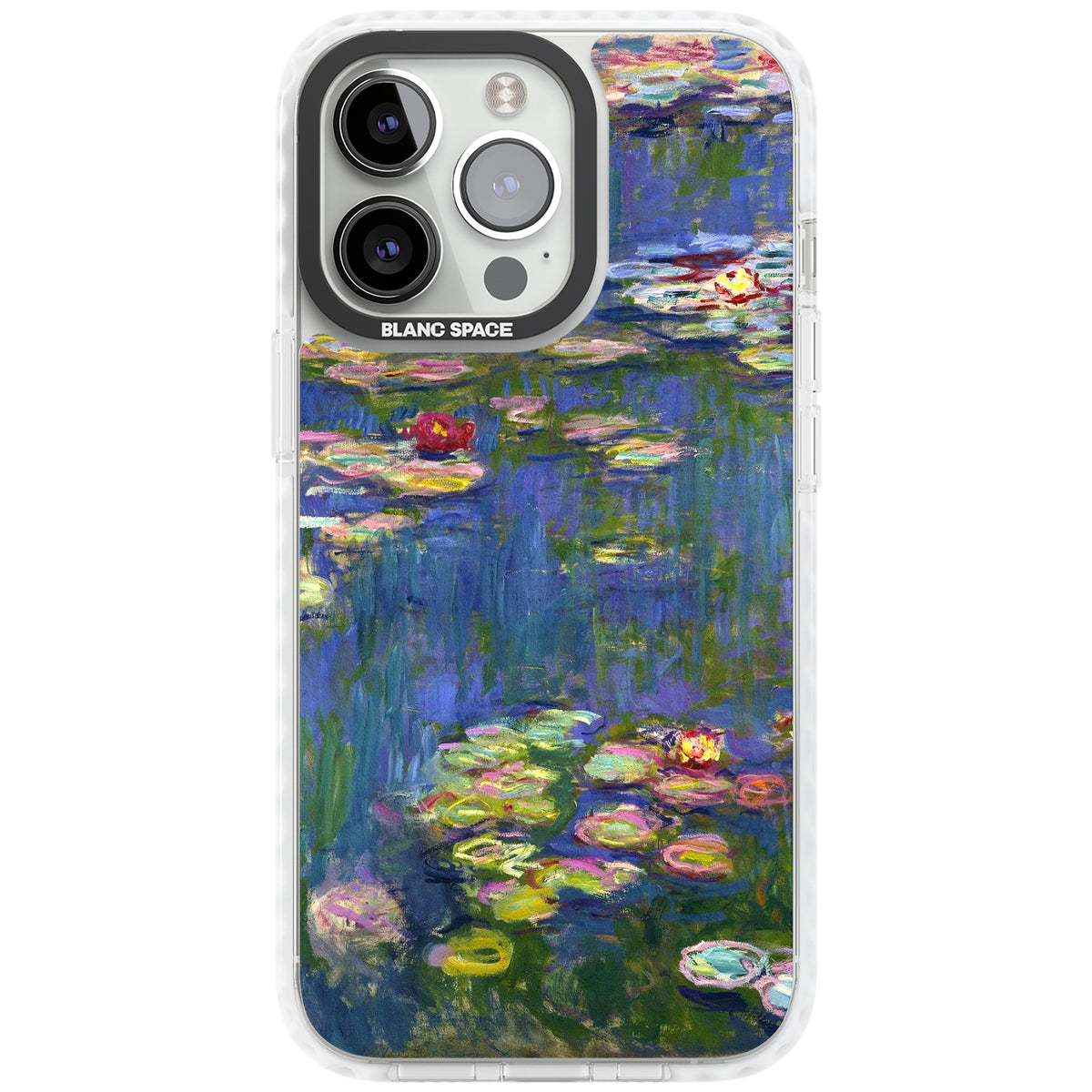 Water Lilies II iPhone 13 Pro / iPhone 13 Pro Max / iPhone 14 Pro / iPhone 14 Pro Max / iPhone 15 Pro / iPhone 15 Pro Max Impact Pro Clear Phone Case front