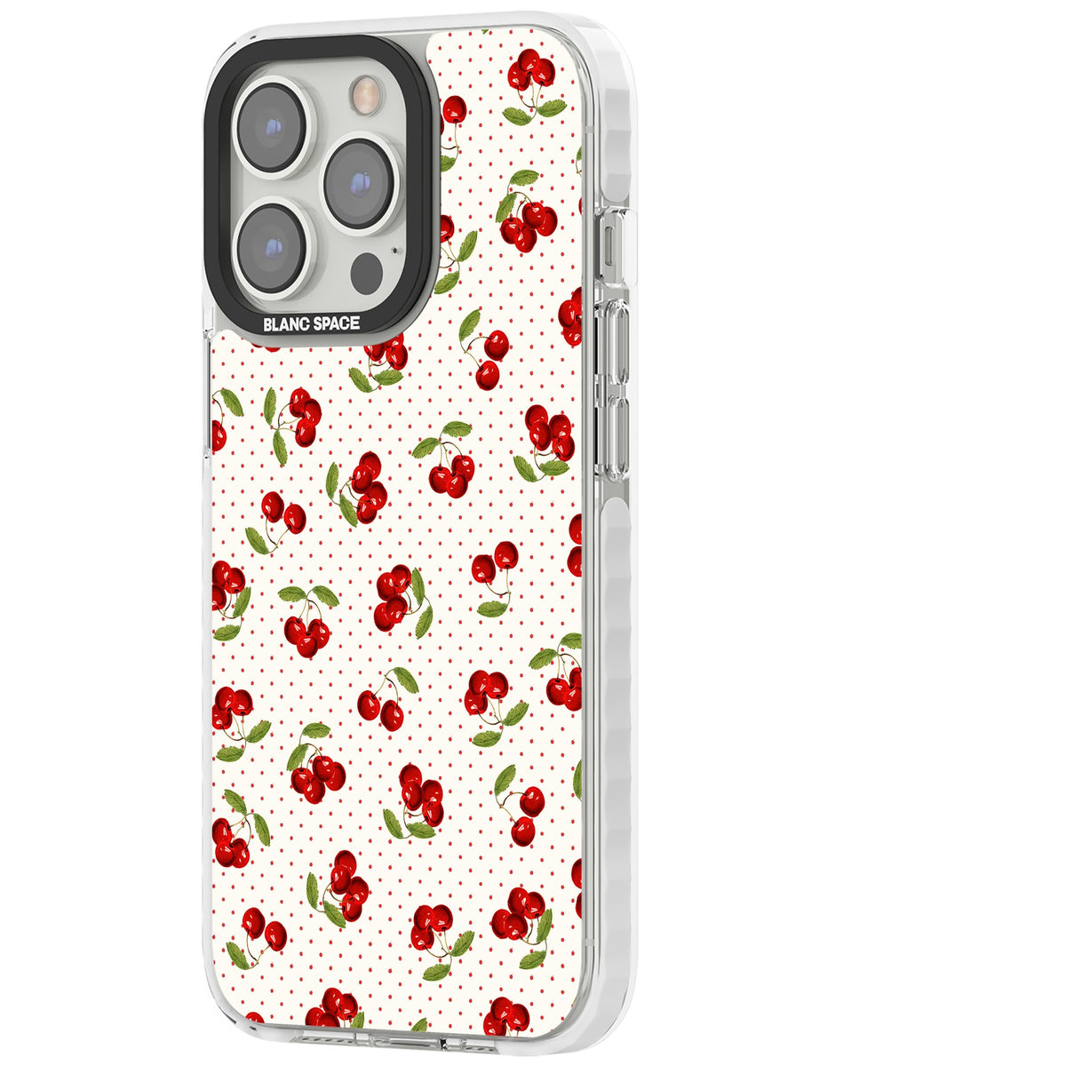 Cherry Picking iPhone 13 Pro / iPhone 13 Pro Max / iPhone 14 Pro / iPhone 14 Pro Max / iPhone 15 Pro / iPhone 15 Pro Max Impact Pro Clear Phone Case side