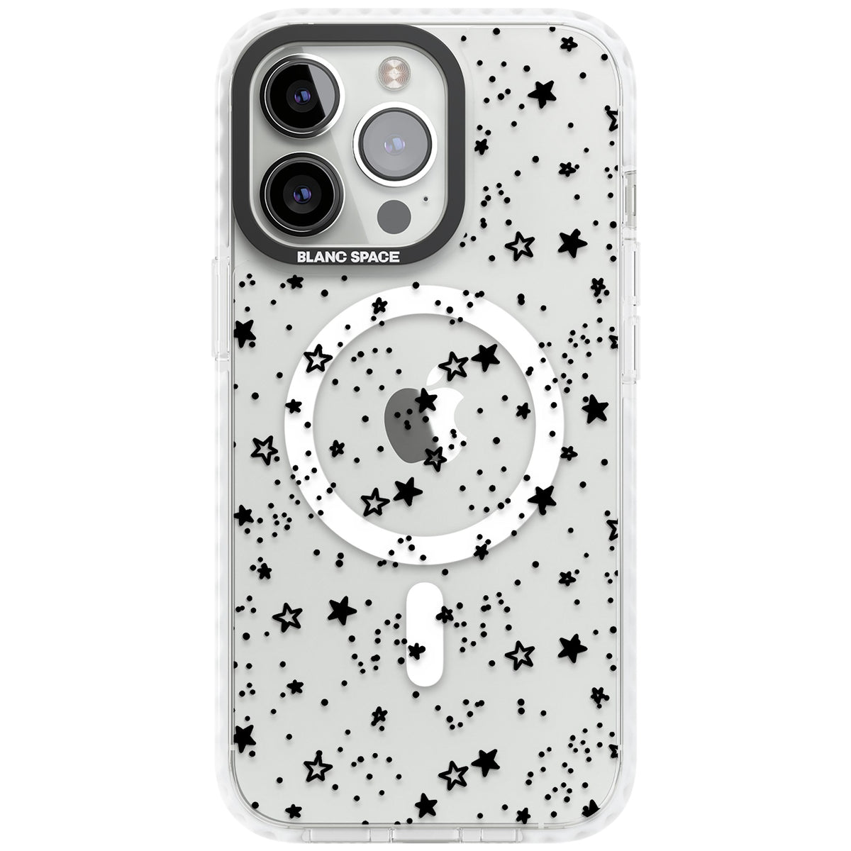 Midnight Stars iPhone 13 Pro / iPhone 13 Pro Max / iPhone 14 Pro / iPhone 14 Pro Max / iPhone 15 Pro / iPhone 15 Pro Max Impact Pro Clear Phone Case front