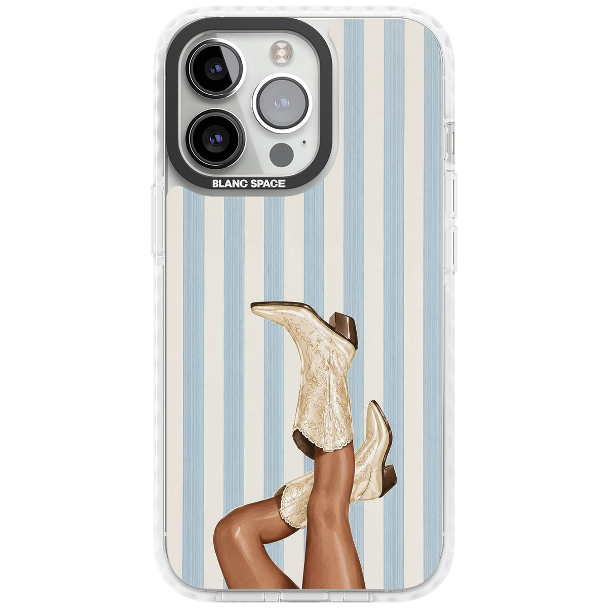Cowgirl Boots iPhone 13 Pro / iPhone 13 Pro Max / iPhone 14 Pro / iPhone 14 Pro Max / iPhone 15 Pro / iPhone 15 Pro Max Impact Pro Clear Phone Case front