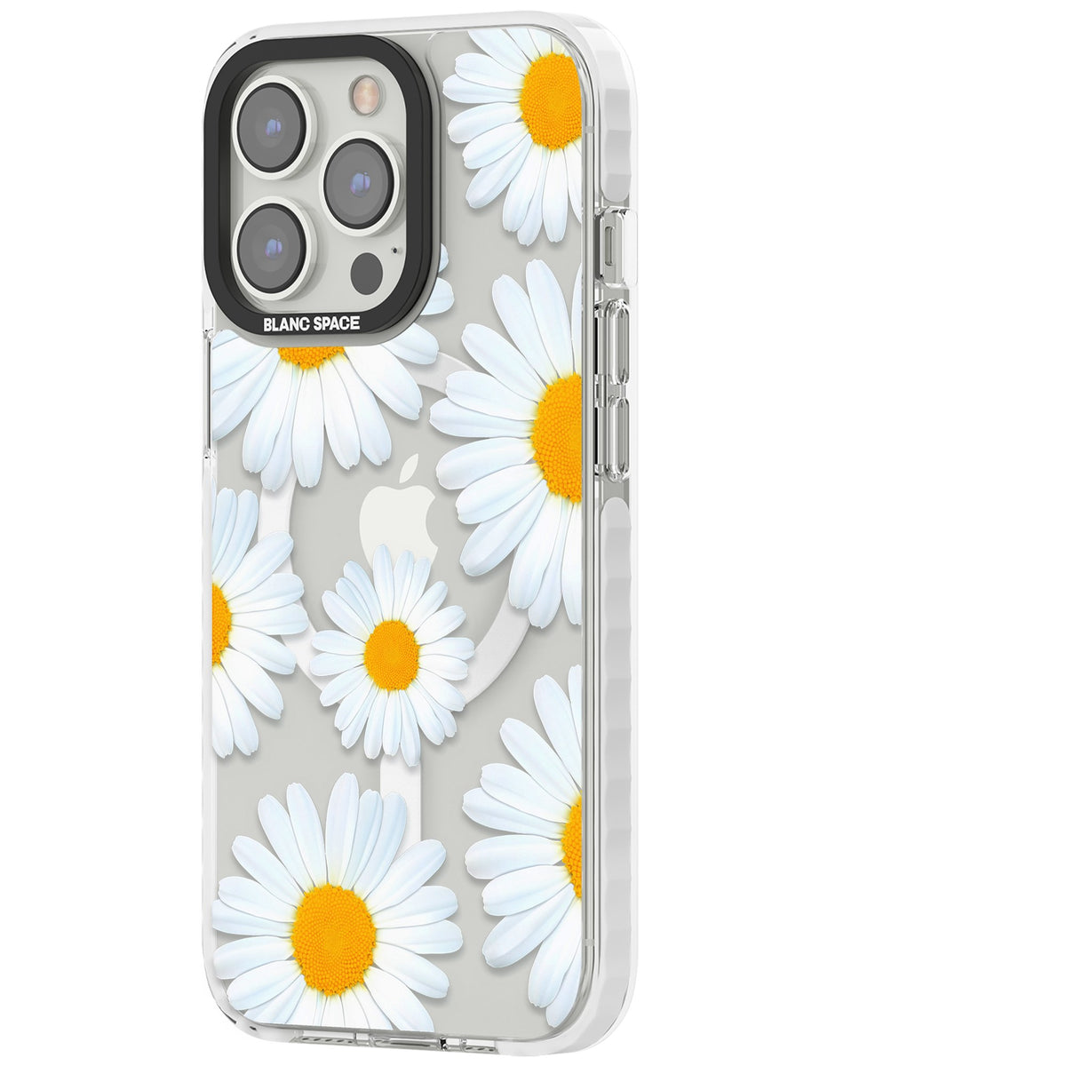 Summer Daisy iPhone 13 Pro / iPhone 13 Pro Max / iPhone 14 Pro / iPhone 14 Pro Max / iPhone 15 Pro / iPhone 15 Pro Max Impact Pro Clear Phone Case side