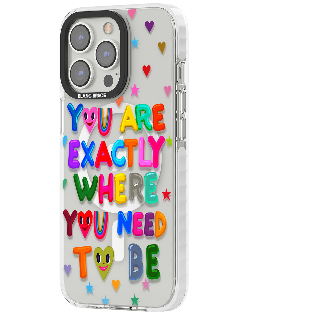 Exactly Where You Need To Be iPhone 13 Pro / iPhone 13 Pro Max / iPhone 14 Pro / iPhone 14 Pro Max / iPhone 15 Pro / iPhone 15 Pro Max Impact Pro Clear Phone Case side