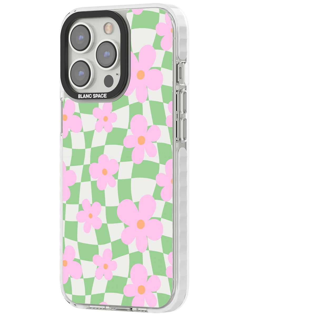 Spring Picnic iPhone 13 Pro / iPhone 13 Pro Max / iPhone 14 Pro / iPhone 14 Pro Max / iPhone 15 Pro / iPhone 15 Pro Max Impact Pro Clear Phone Case side