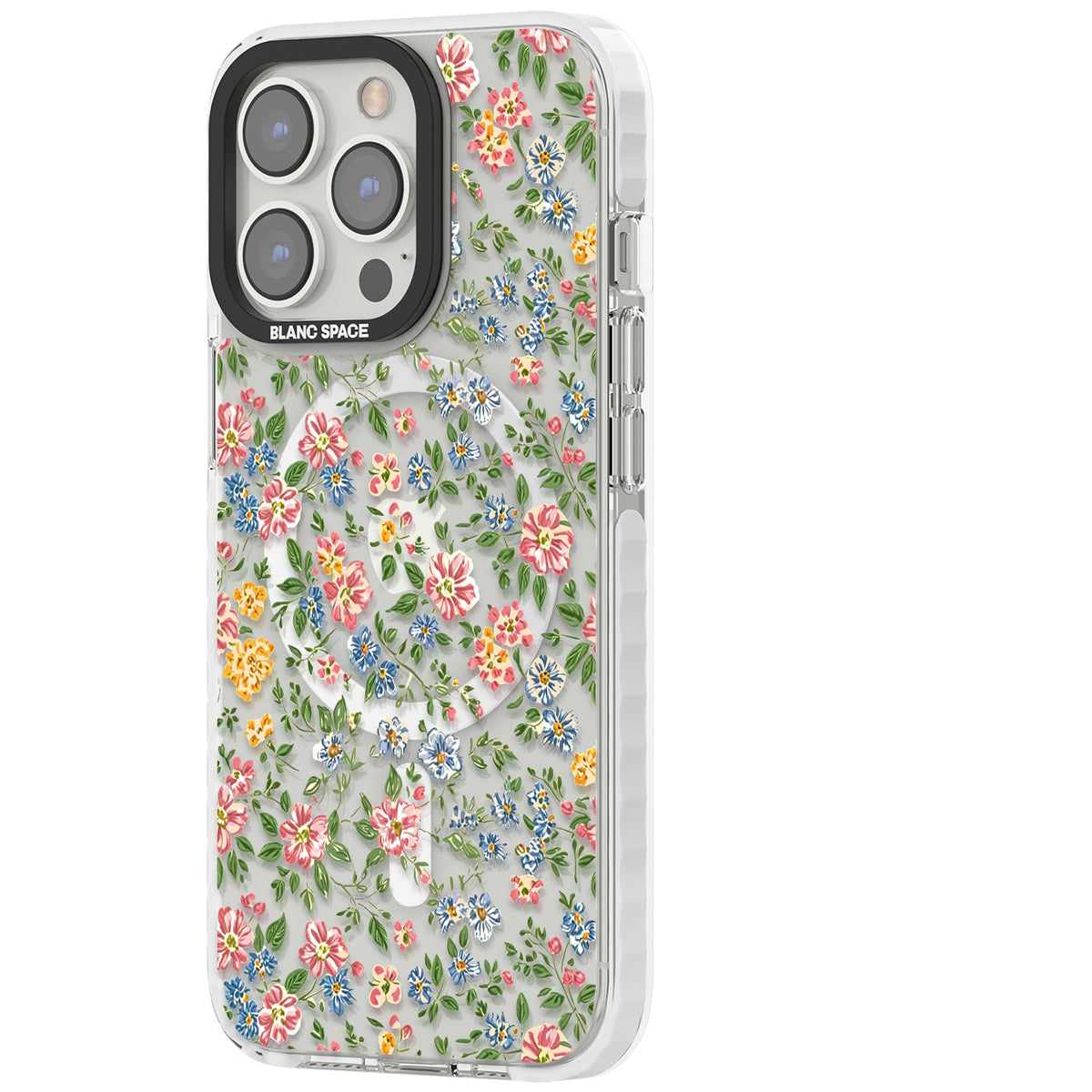 Soft Meadow iPhone 13 Pro / iPhone 13 Pro Max / iPhone 14 Pro / iPhone 14 Pro Max / iPhone 15 Pro / iPhone 15 Pro Max Impact Pro Clear Phone Case side