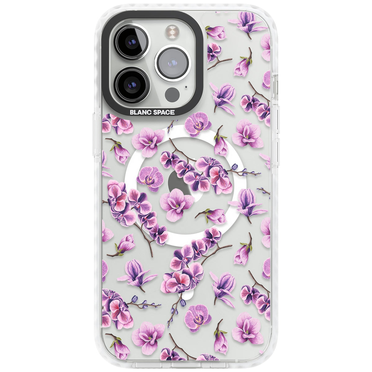 Soft Bloom iPhone 13 Pro / iPhone 13 Pro Max / iPhone 14 Pro / iPhone 14 Pro Max / iPhone 15 Pro / iPhone 15 Pro Max Impact Pro Clear Phone Case front