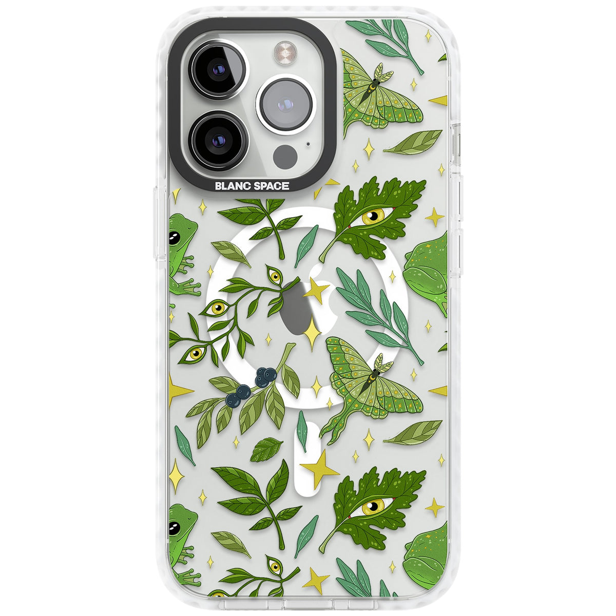 Forest Senses iPhone 13 Pro / iPhone 13 Pro Max / iPhone 14 Pro / iPhone 14 Pro Max / iPhone 15 Pro / iPhone 15 Pro Max Impact Pro Clear Phone Case front