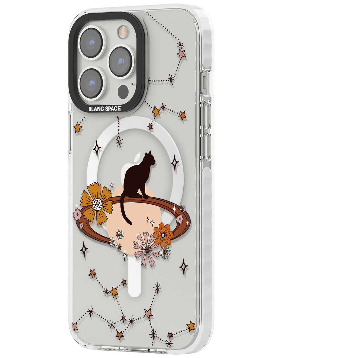 Feline Phenomenon iPhone 13 Pro / iPhone 13 Pro Max / iPhone 14 Pro / iPhone 14 Pro Max / iPhone 15 Pro / iPhone 15 Pro Max Impact Pro Clear Phone Case side