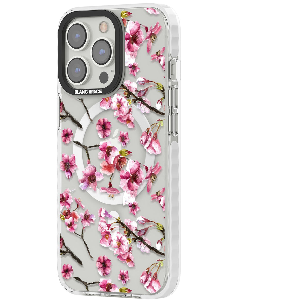Sakura Bloom iPhone 13 Pro / iPhone 13 Pro Max / iPhone 14 Pro / iPhone 14 Pro Max / iPhone 15 Pro / iPhone 15 Pro Max Impact Pro Clear Phone Case side
