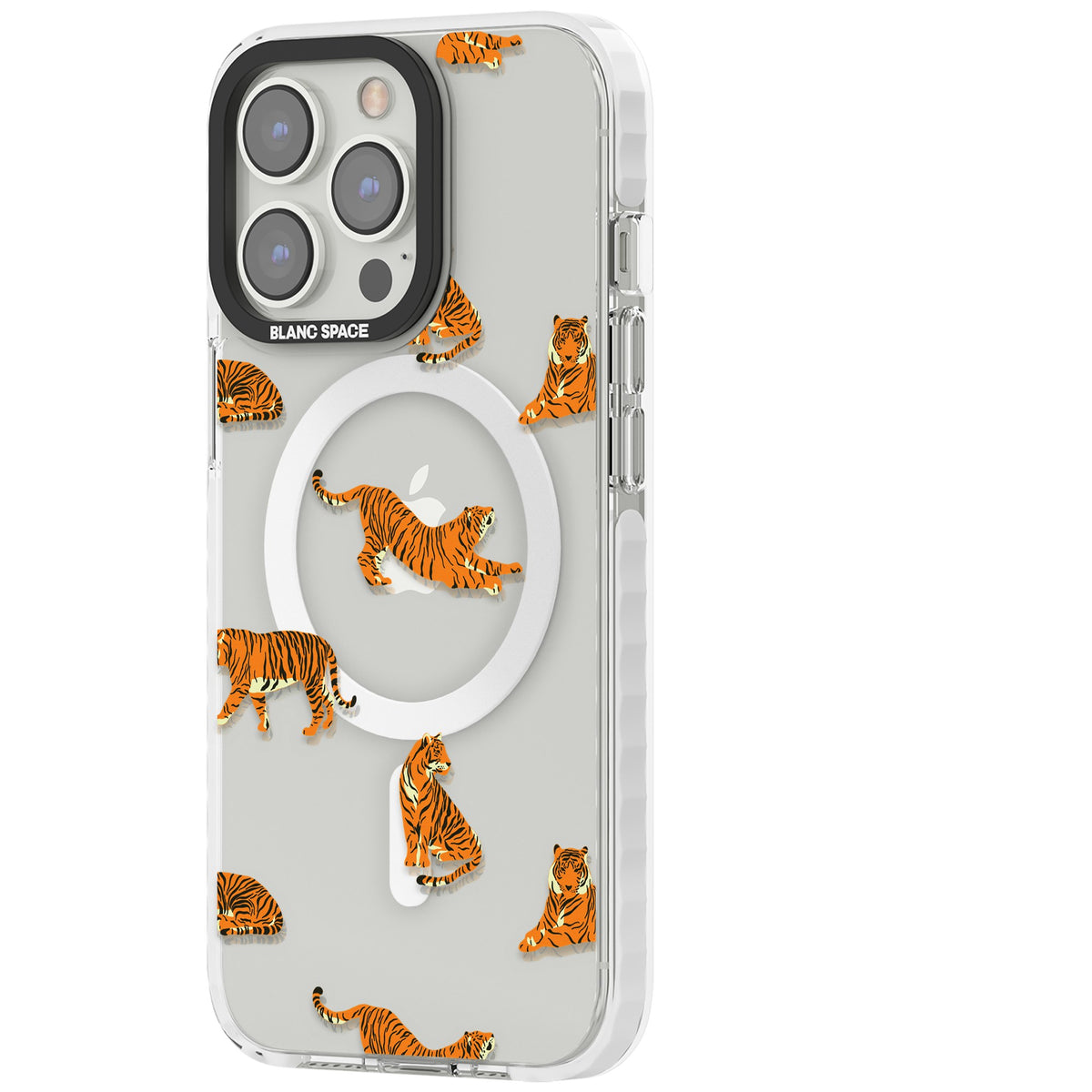 Tiger Lounge iPhone 13 Pro / iPhone 13 Pro Max / iPhone 14 Pro / iPhone 14 Pro Max / iPhone 15 Pro / iPhone 15 Pro Max Impact Pro Clear Phone Case side