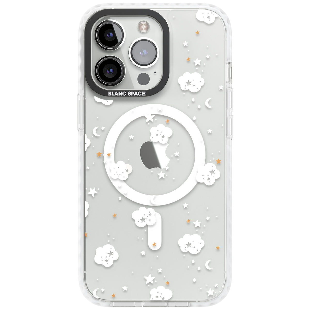 Starry Night Cloud iPhone 13 Pro / iPhone 13 Pro Max / iPhone 14 Pro / iPhone 14 Pro Max / iPhone 15 Pro / iPhone 15 Pro Max Impact Pro Clear Phone Case front