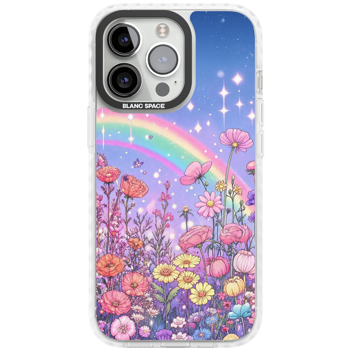 Magical Meadow iPhone 13 Pro / iPhone 13 Pro Max / iPhone 14 Pro / iPhone 14 Pro Max / iPhone 15 Pro / iPhone 15 Pro Max Impact Pro Clear Phone Case front