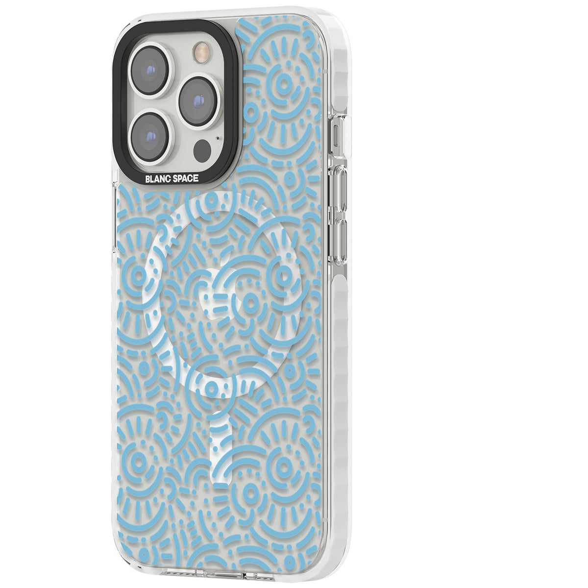Memphis Sky iPhone 13 Pro / iPhone 13 Pro Max / iPhone 14 Pro / iPhone 14 Pro Max / iPhone 15 Pro / iPhone 15 Pro Max Impact Pro Clear Phone Case side