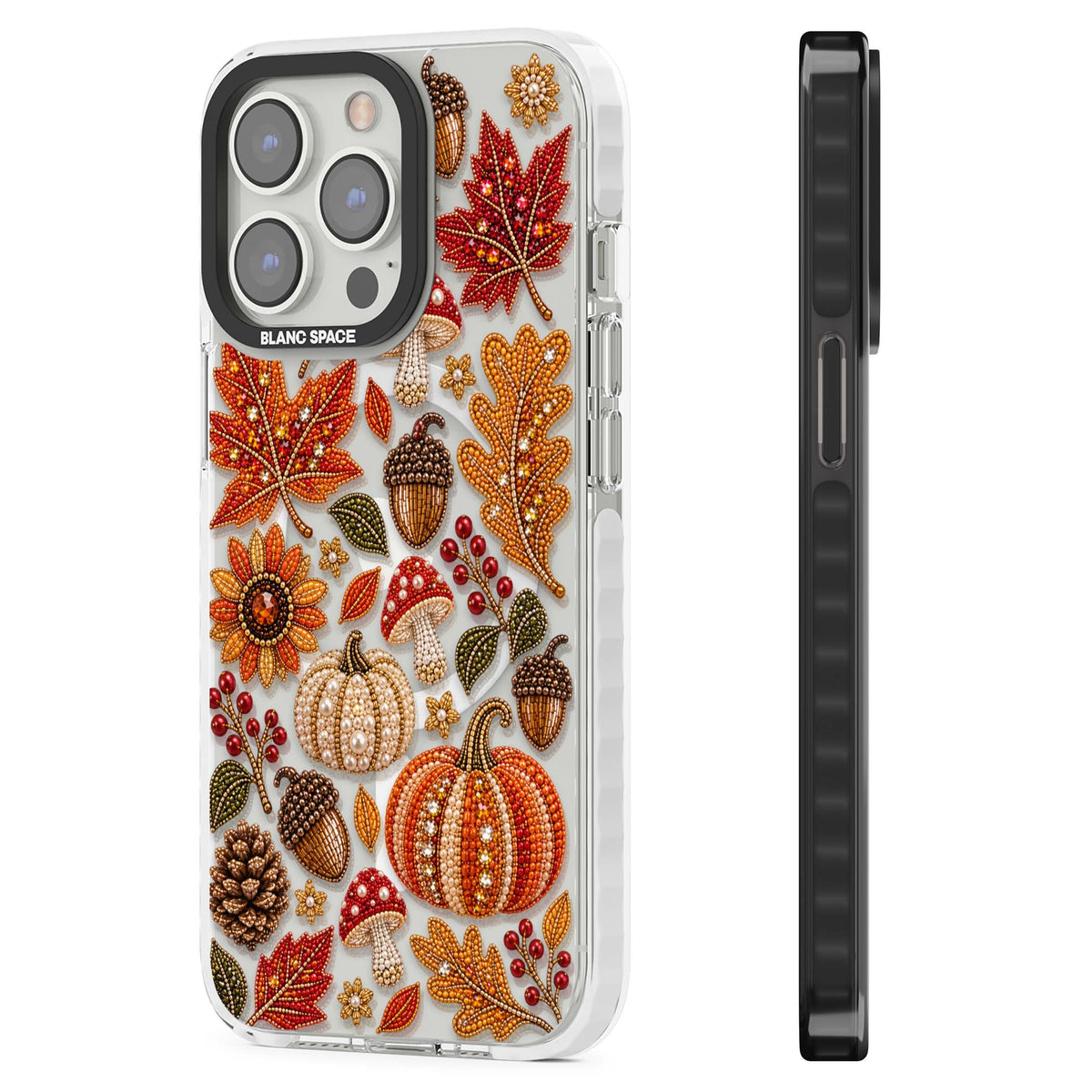 Beaded Autumn iPhone case | Impact Magsafe case for iPhone 13 Pro, iPhone 14 Pro, iPhone 15 Pro