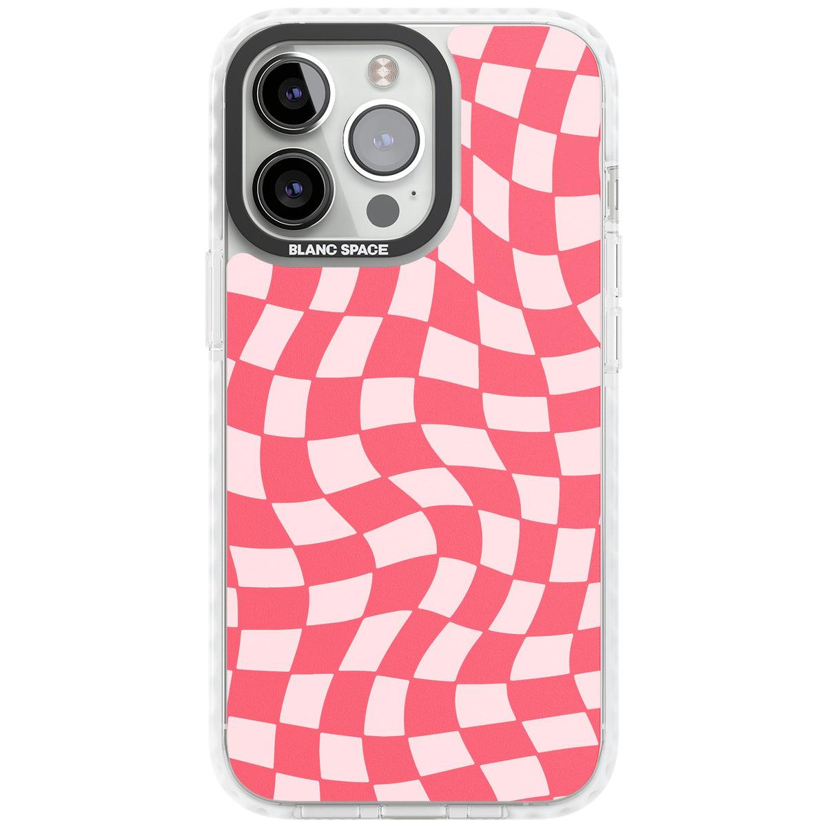 Bubblegum Wave iPhone 13 Pro / iPhone 13 Pro Max / iPhone 14 Pro / iPhone 14 Pro Max / iPhone 15 Pro / iPhone 15 Pro Max Impact Pro Clear Phone Case front