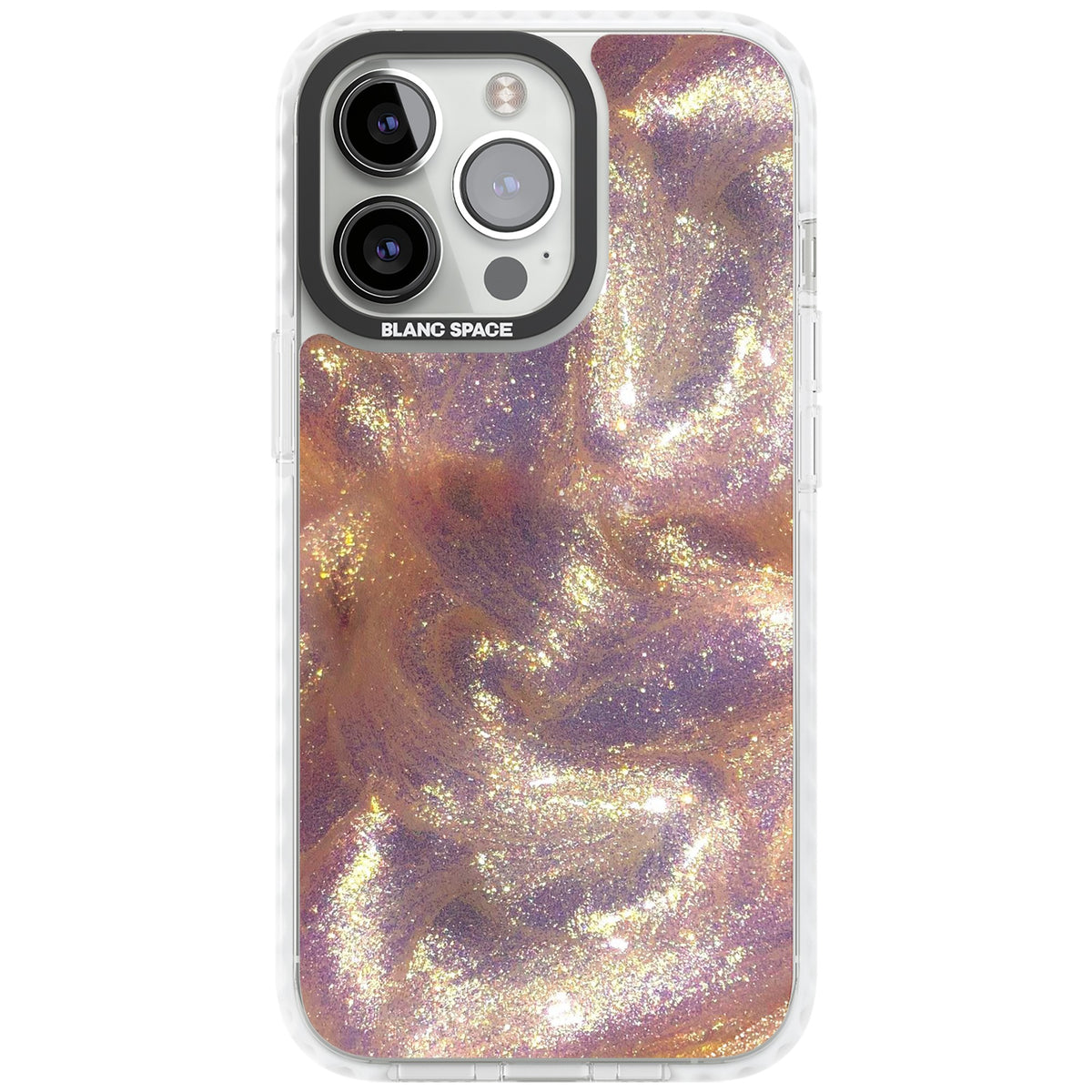 Shimmer iPhone 13 Pro / iPhone 13 Pro Max / iPhone 14 Pro / iPhone 14 Pro Max / iPhone 15 Pro / iPhone 15 Pro Max Impact Pro Clear Phone Case front