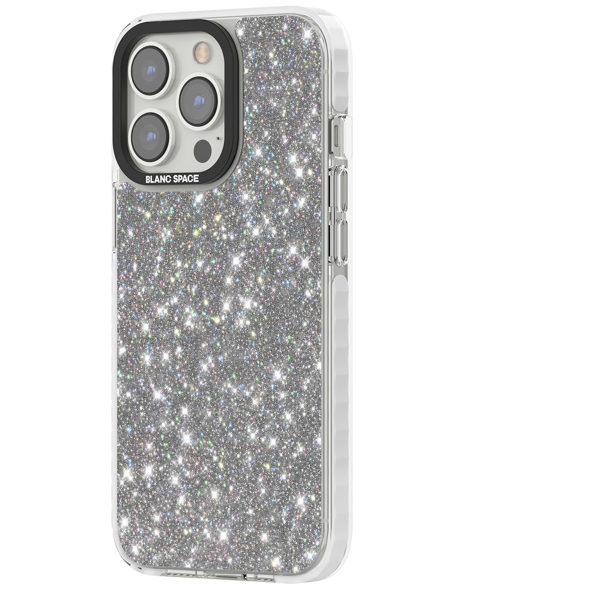 Diamond iPhone 13 Pro / iPhone 13 Pro Max / iPhone 14 Pro / iPhone 14 Pro Max / iPhone 15 Pro / iPhone 15 Pro Max Impact Pro Clear Phone Case side