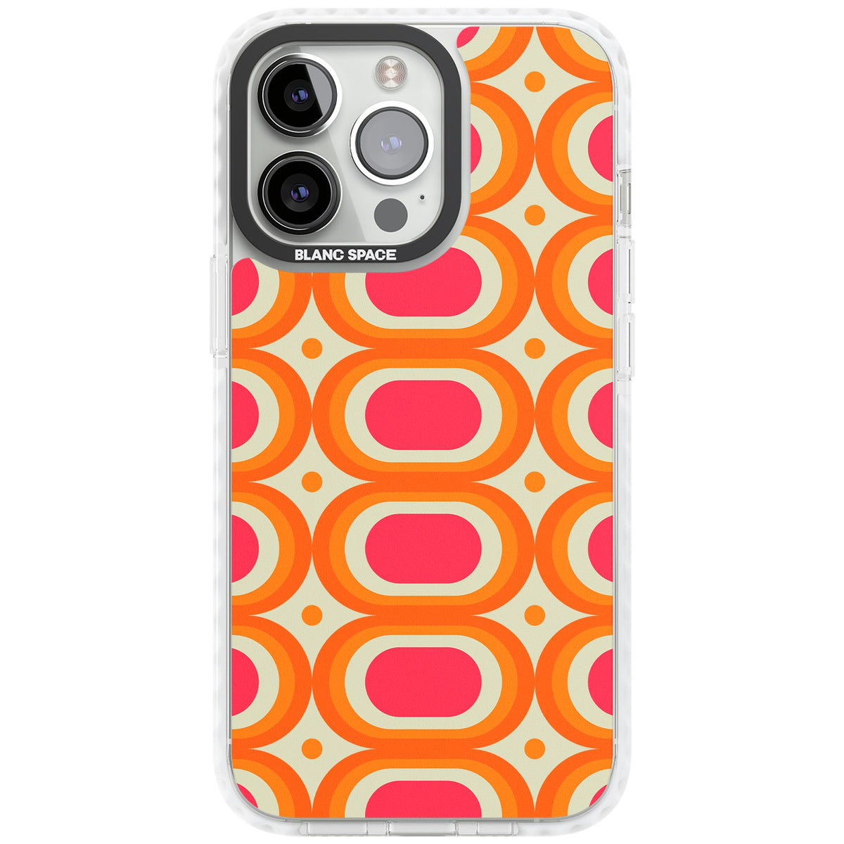 Groovy Sunset iPhone 13 Pro / iPhone 13 Pro Max / iPhone 14 Pro / iPhone 14 Pro Max / iPhone 15 Pro / iPhone 15 Pro Max Impact Pro Clear Phone Case front
