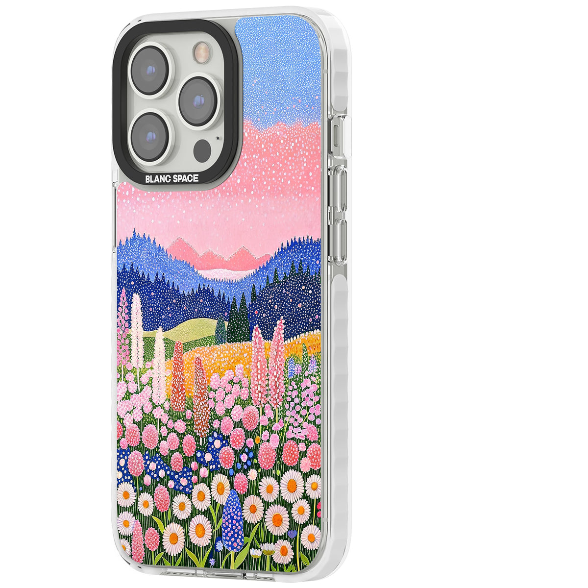 Valley Horizon iPhone 13 Pro / iPhone 13 Pro Max / iPhone 14 Pro / iPhone 14 Pro Max / iPhone 15 Pro / iPhone 15 Pro Max Impact Pro Clear Phone Case side