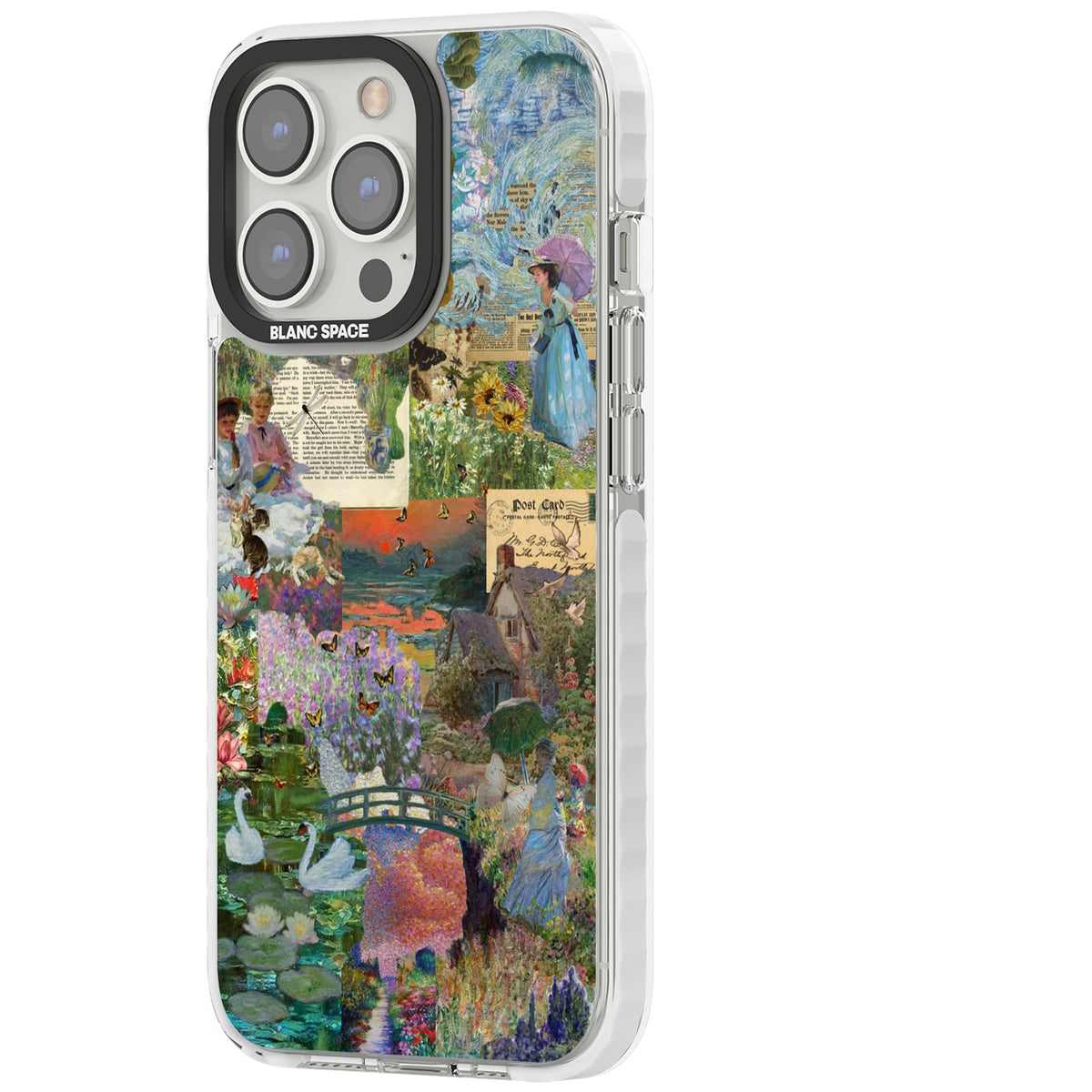 Artful Spring iPhone 13 Pro / iPhone 13 Pro Max / iPhone 14 Pro / iPhone 14 Pro Max / iPhone 15 Pro / iPhone 15 Pro Max Impact Pro Clear Phone Case side