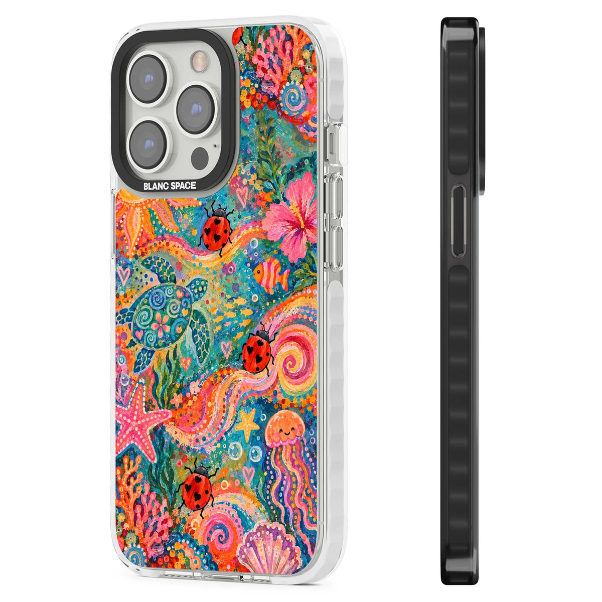 Coral Whimsy for her iPhone case | Impact Magsafe case for iPhone 13 Pro, iPhone 14 Pro, iPhone 15 Pro