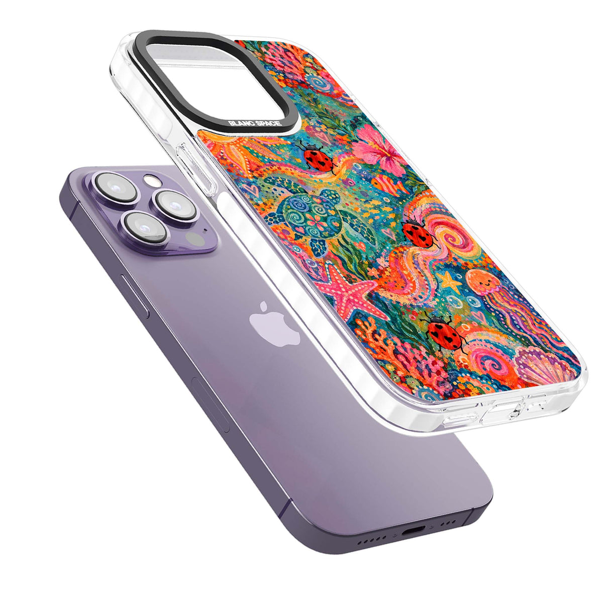 Coral Whimsy for her iPhone case | Impact Magsafe case for iPhone 13 Pro, iPhone 14 Pro, iPhone 15 Pro