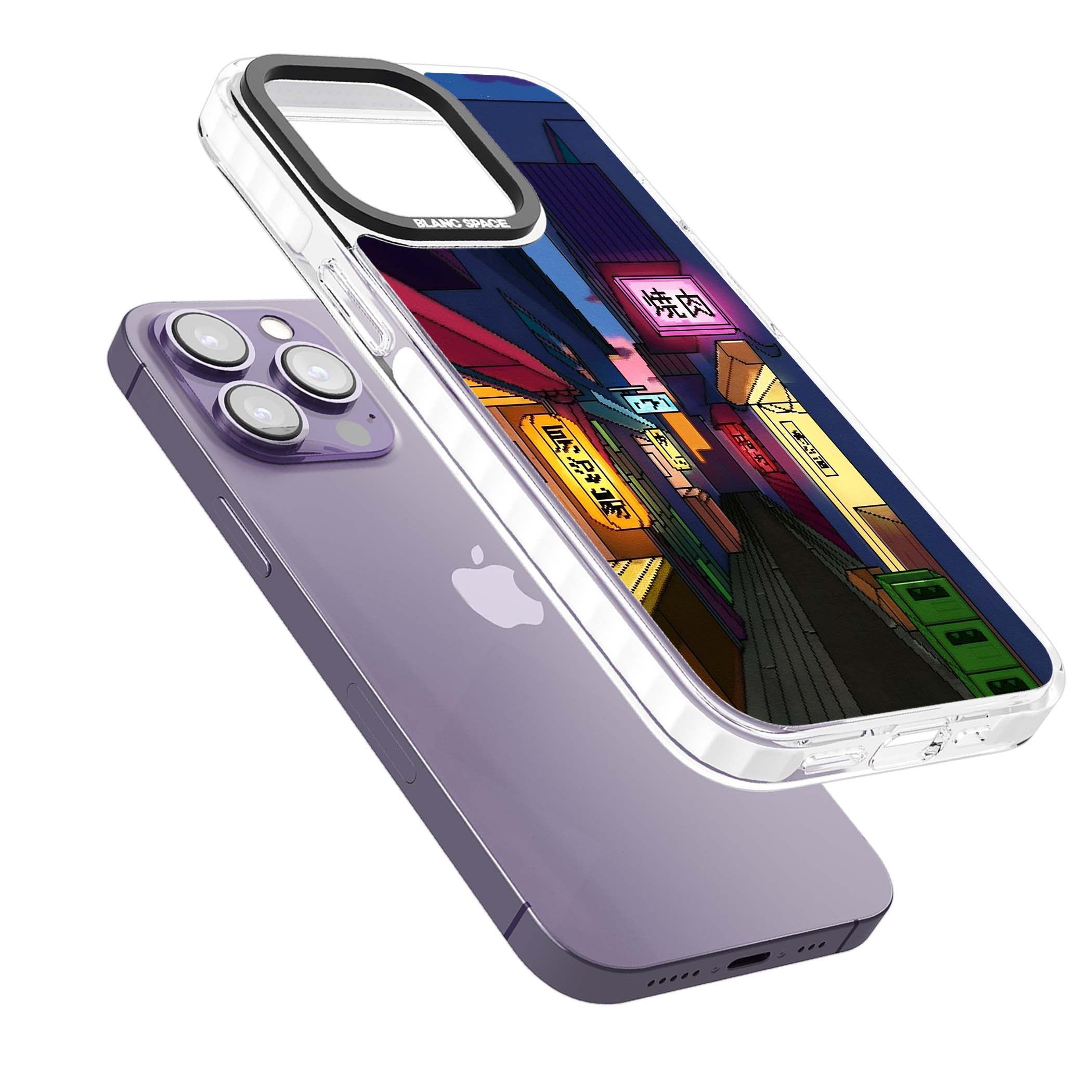 Nights In The Yokocho for him iPhone case | Clear Impact case for iPhone 13 Pro, iPhone 14 Pro, iPhone 15 Pro