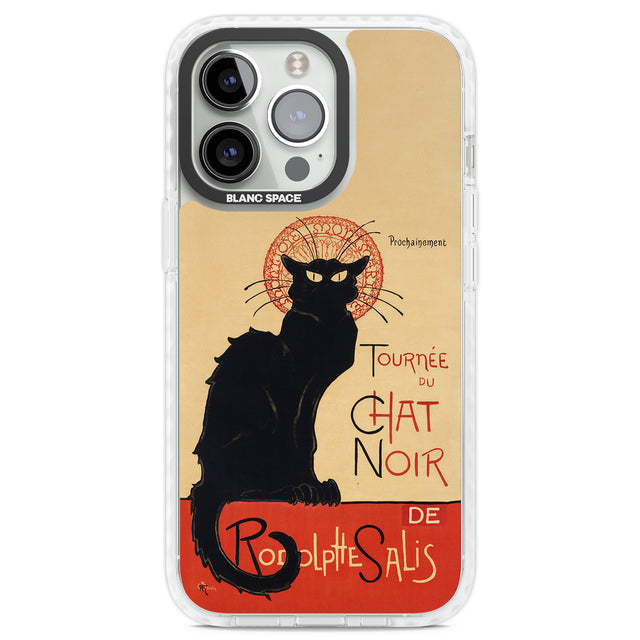 Tournee du Chat Noir Poster Clear Impact Phone Case for iPhone 13 Pro, iPhone 14 Pro, iPhone 15 Pro